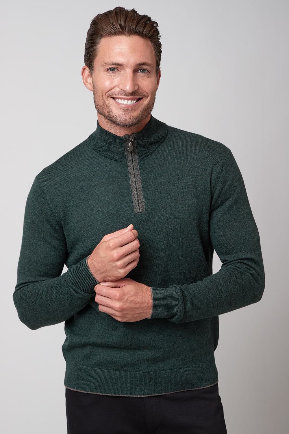 The Palmer Merino Zip Mock