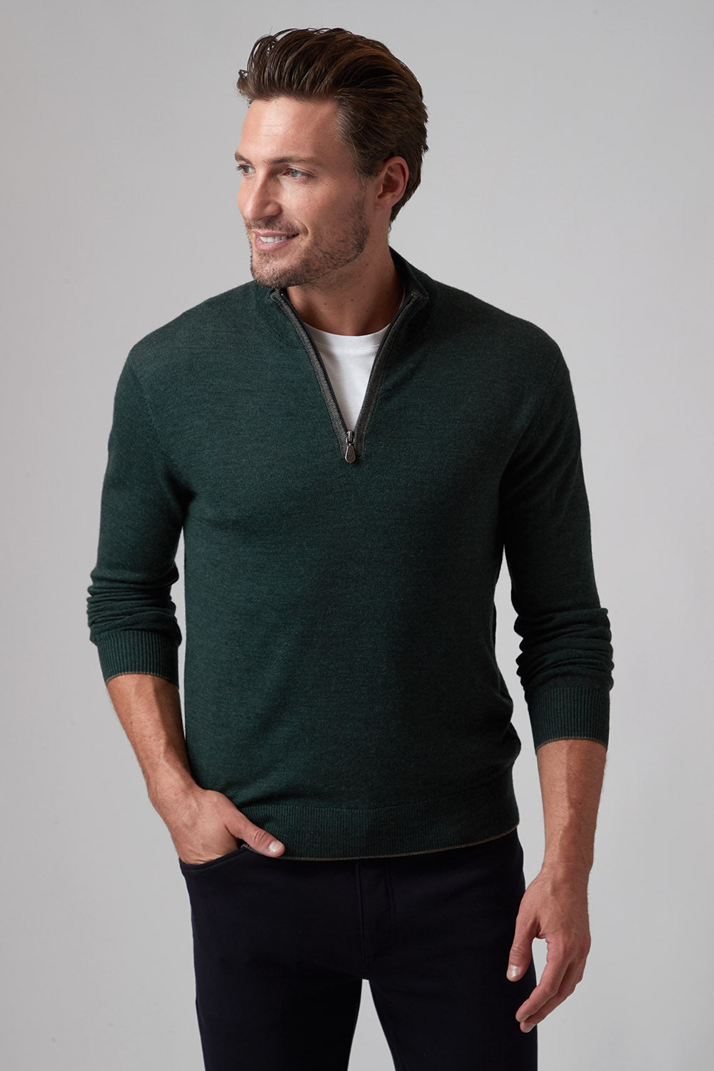 The Palmer Merino Zip Mock