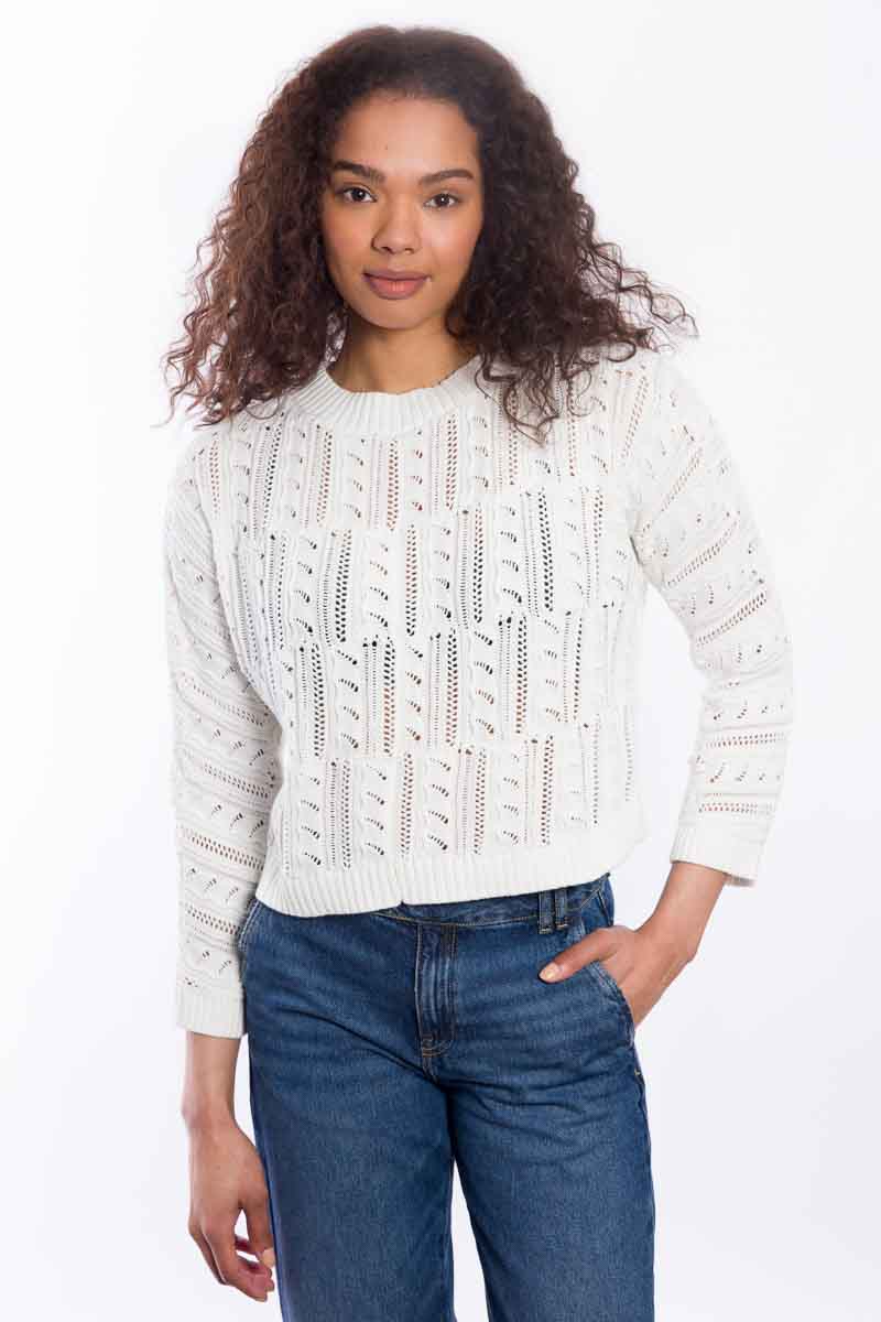 EASY CABLE PULLOVER