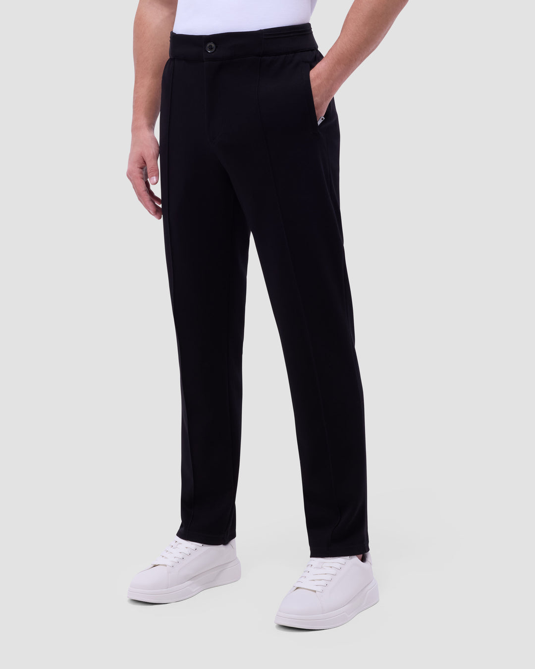 Soft Touch Casual Pant in Black