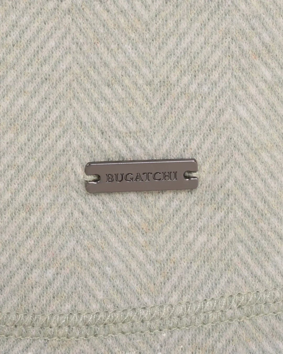 Bugatchi Chevron Quarter-Zip Pullover - Avocado-S-BUGATCHI-Levy's Clothier