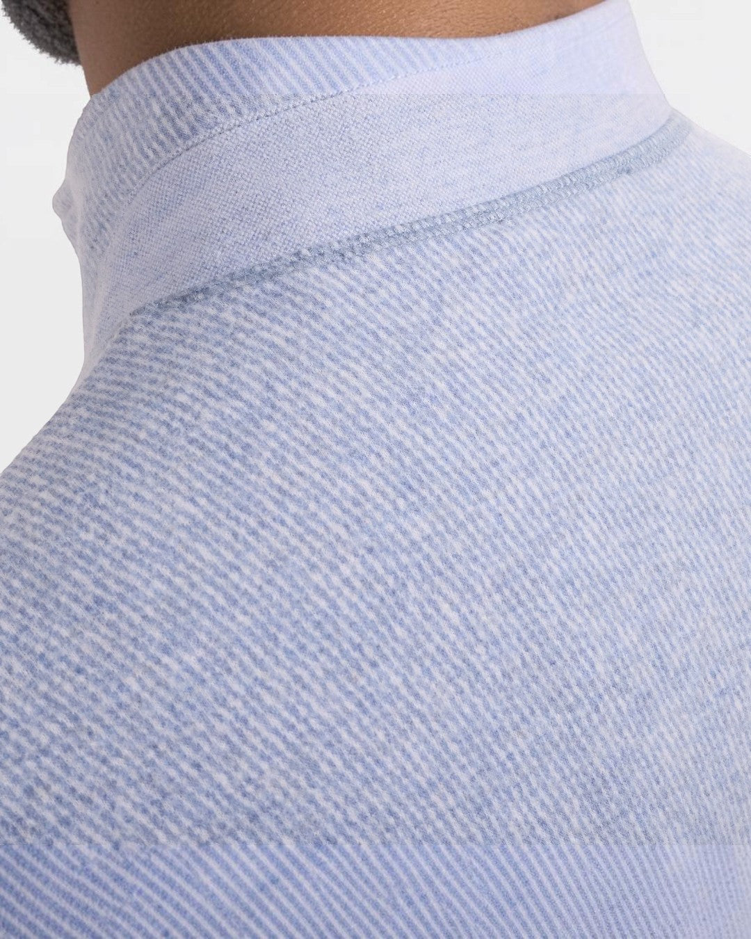 Micro Stripe Quarter-Zip Pullover in Steel-S-STEEL-BUGATCHI-Levy's Clothier