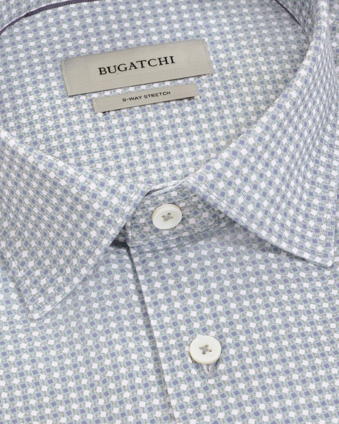 James Geometric Shirt in Avocado