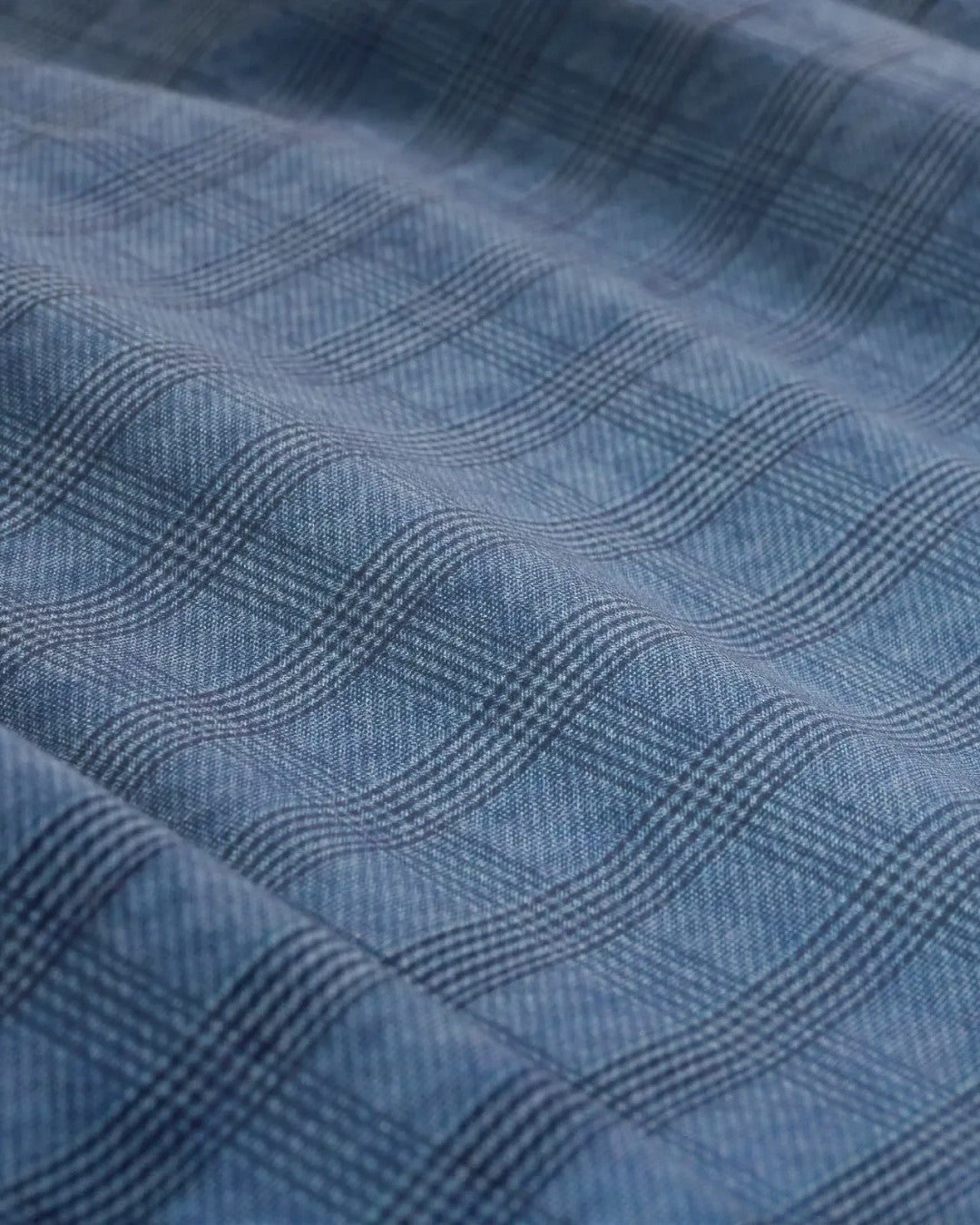 Bugatchi James OoohCotton Plaid Shirt - Indigo-S-INDIGO-BUGATCHI-Levy's Clothier