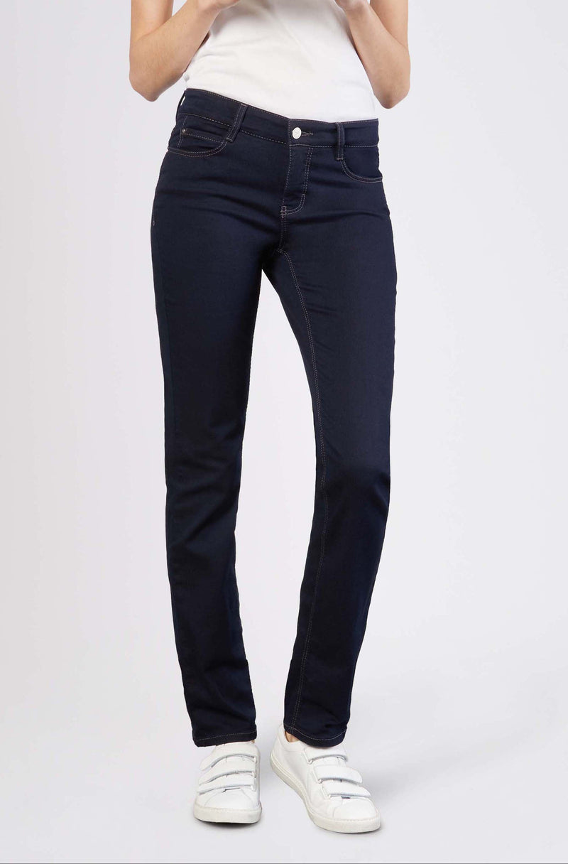 Dream Straight Leg Denim | Hyper-Stretch Technology-2-DARK RINSEWASH-MAC JEANS-Levy's Clothier