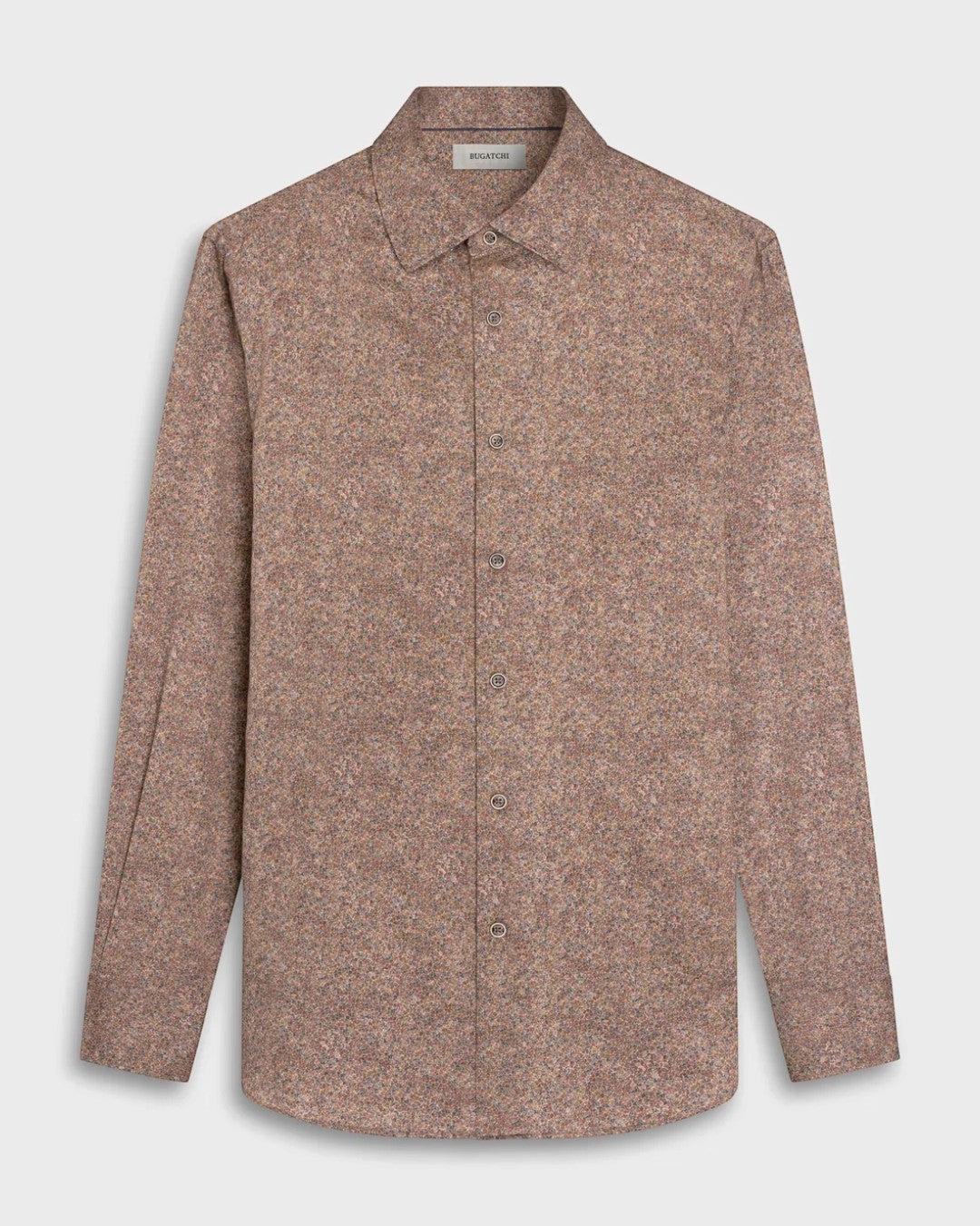 Julian Leaf Print Shirt in Sienna-M-SIENNA-BUGATCHI-Levy's Clothier
