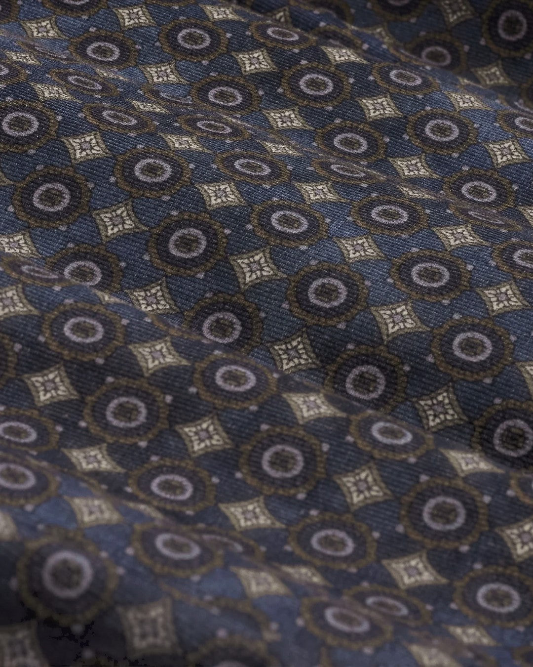 Alvin Micro Corduroy Medallion Shirt in Peacock-M-PEACOCK-BUGATCHI-Levy's Clothier