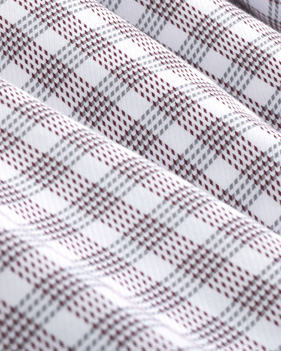 Axel Shepherd Check Shirt in Burgundy