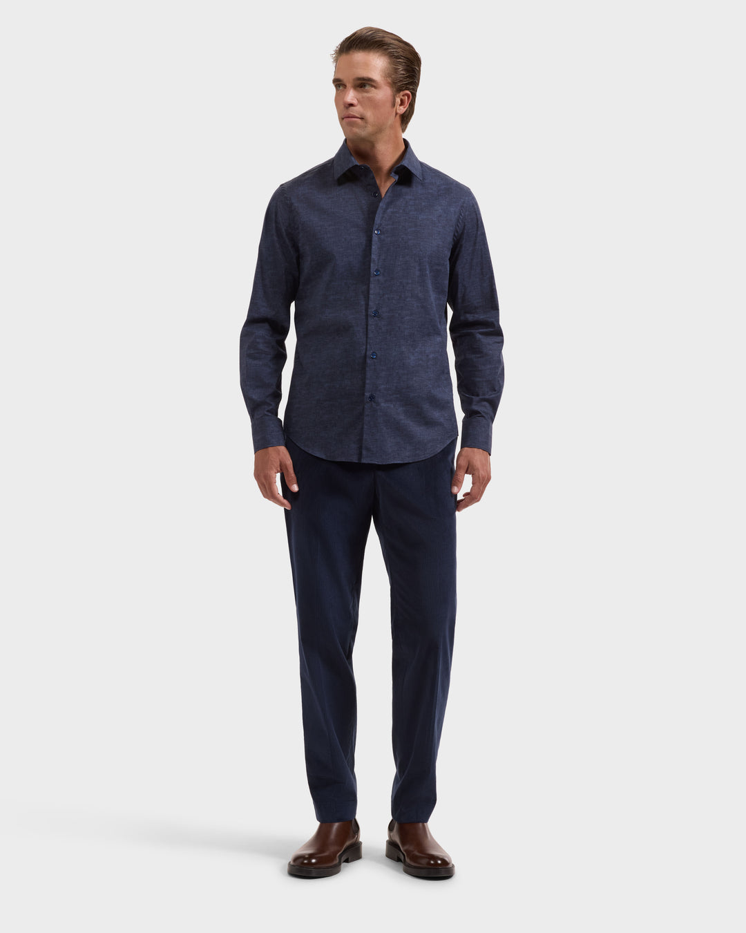 Palmer Corduroy Dress Pant in Midnight