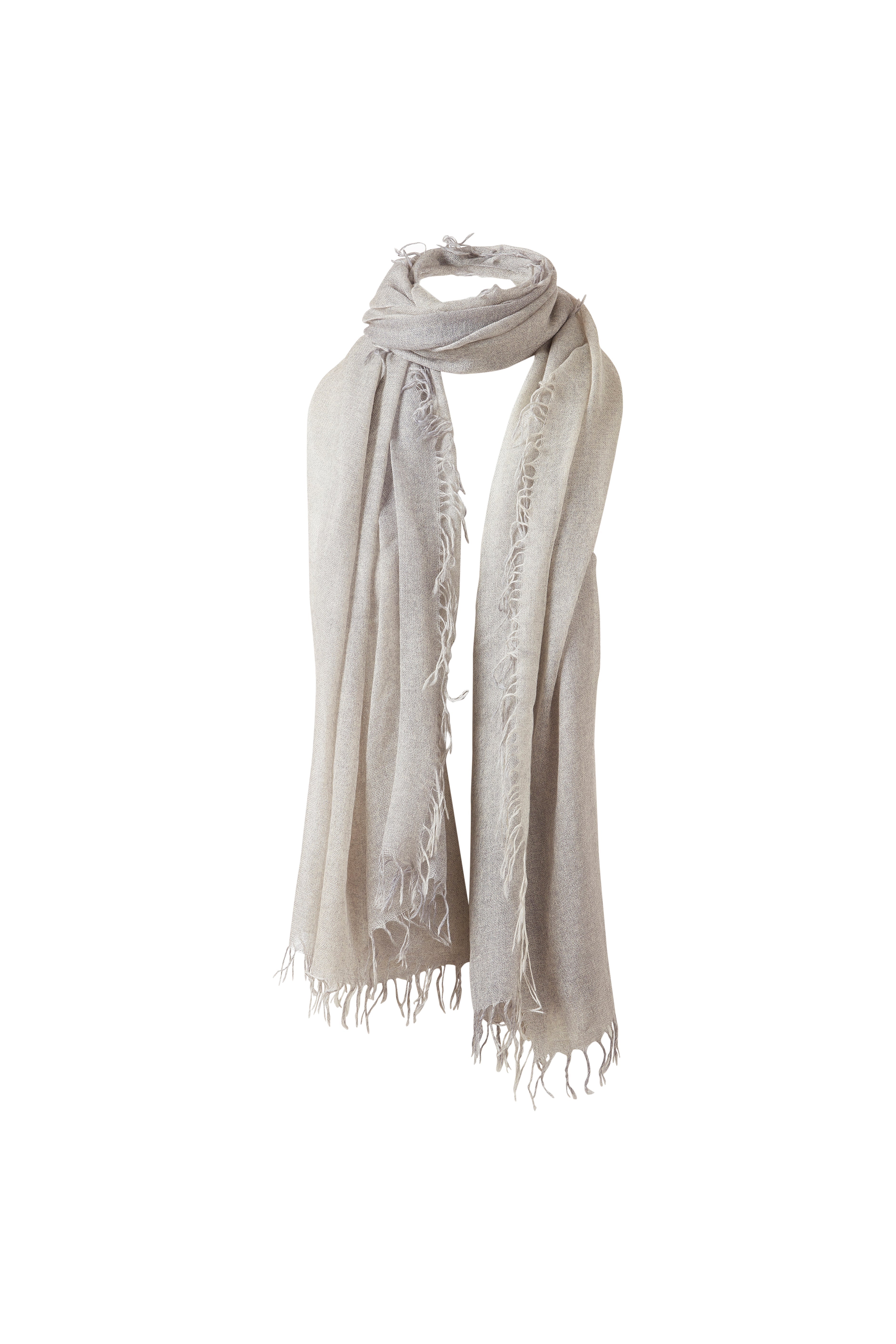 SPRAY PRINT SCARF-SILVER_MIST-OS-Kinross Cashmere-Levy's Clothier
