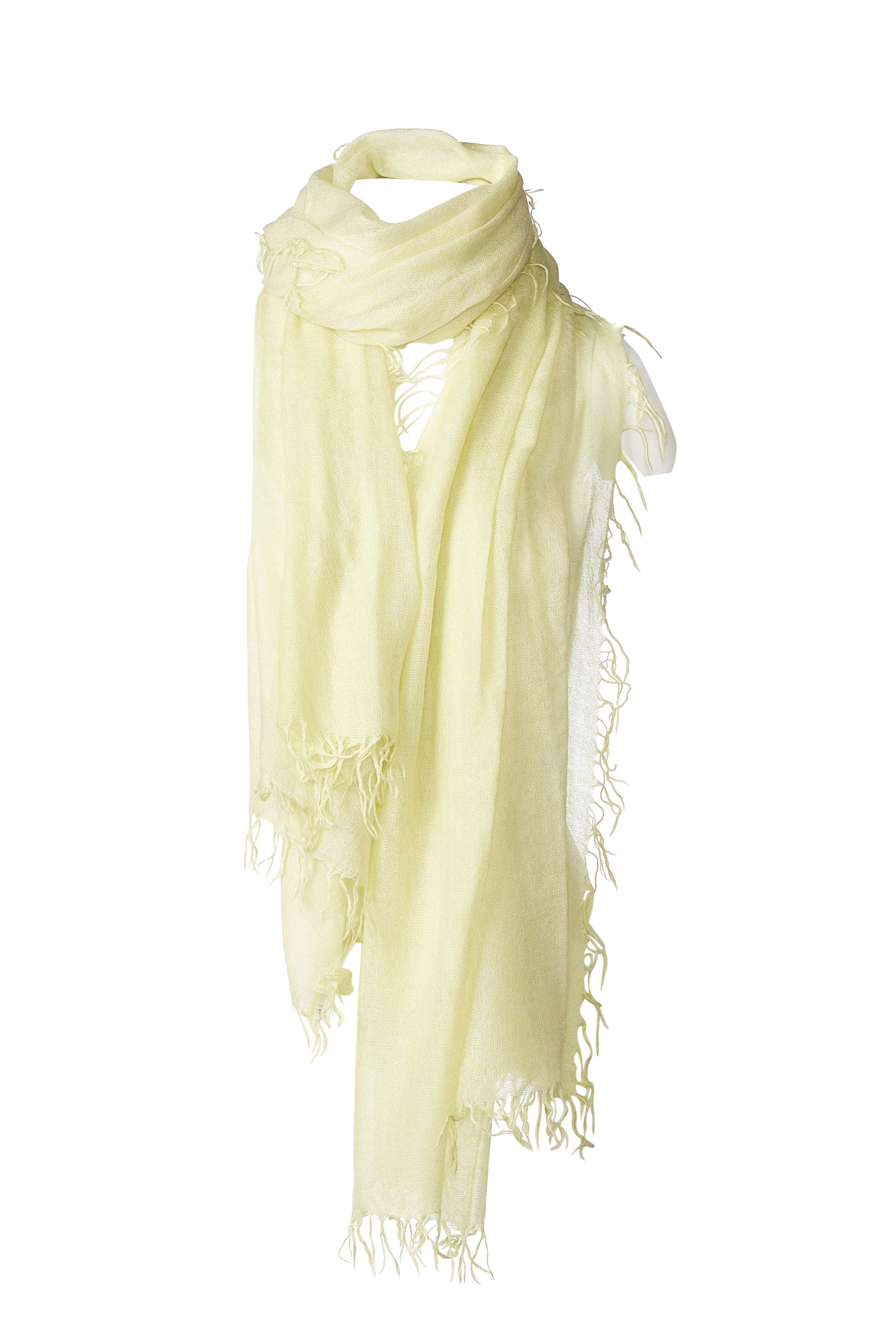 SPRAY PRINT SCARF-GUAVA-OS-Kinross Cashmere-Levy's Clothier