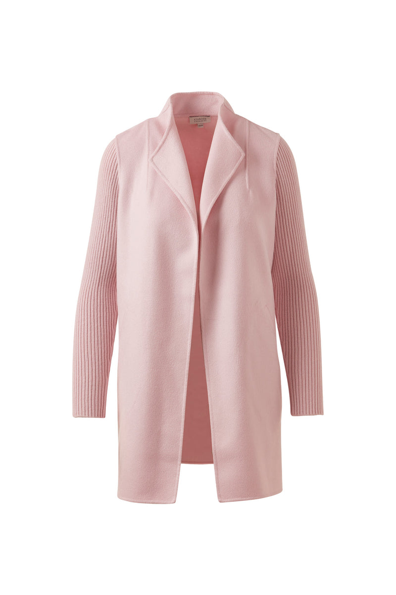 Rib Sleeve Coat-XS-BALLET-KINROSS CASHMERE-Levy's Clothier
