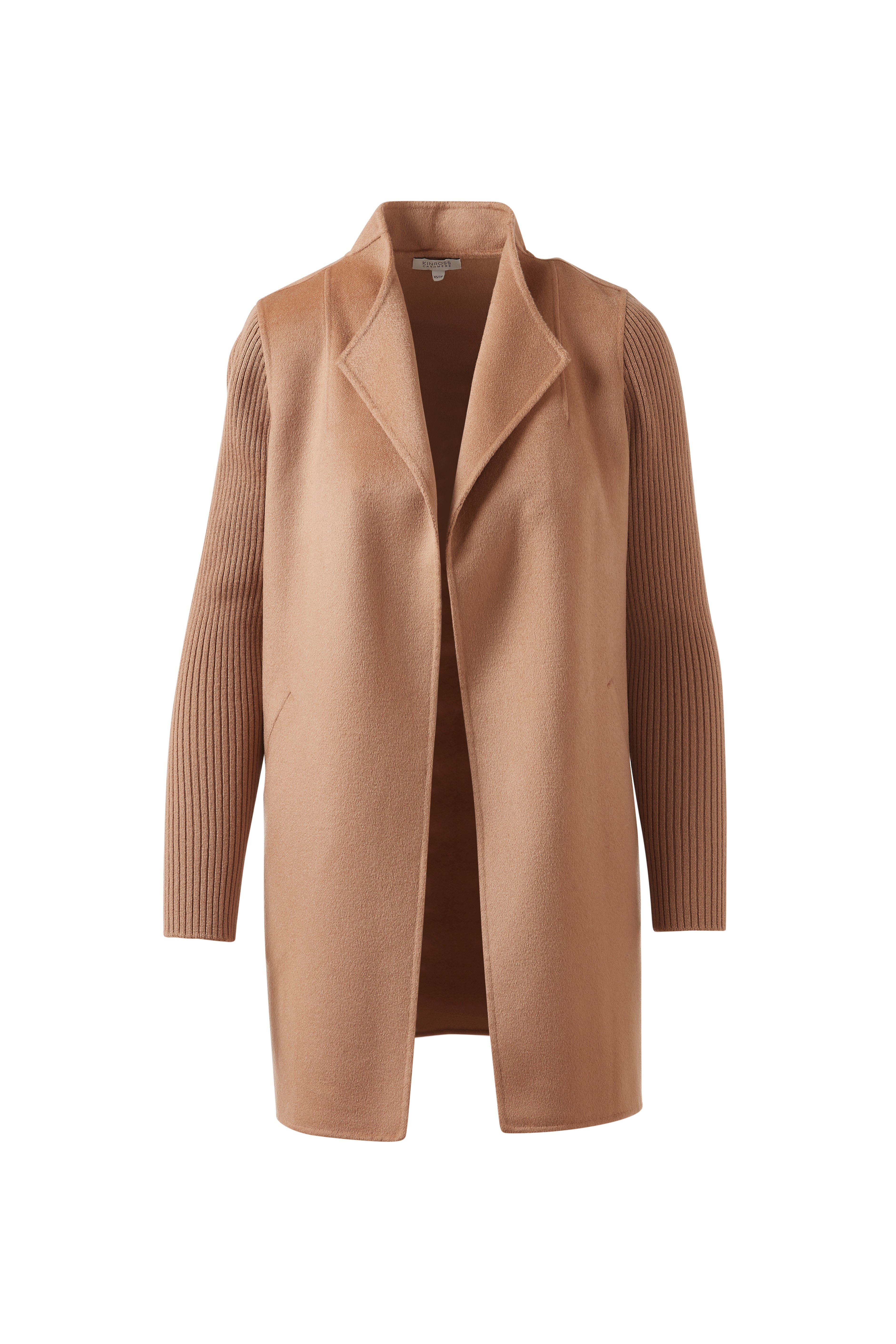 RIB SLEEVE COAT