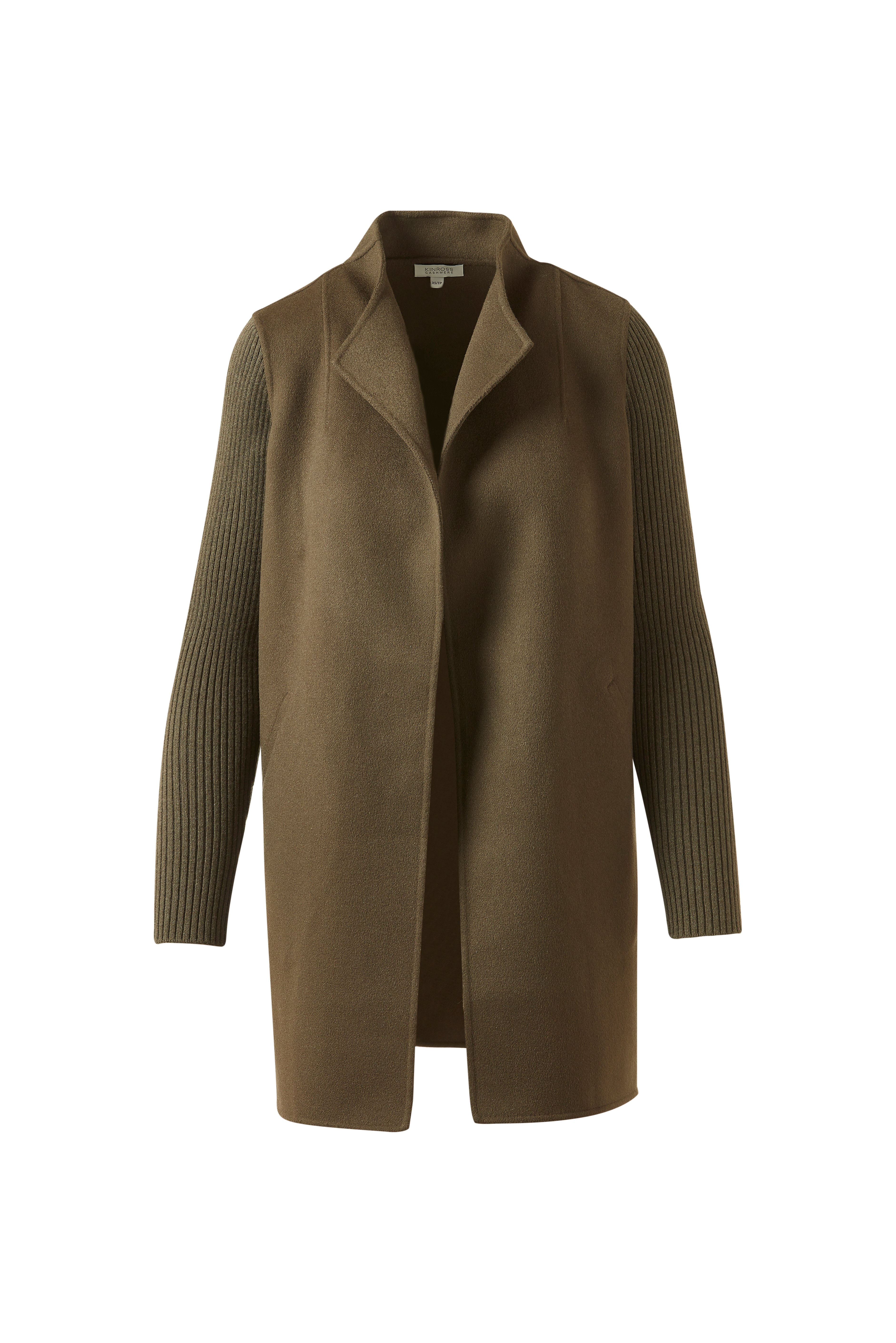 RIB SLEEVE COAT