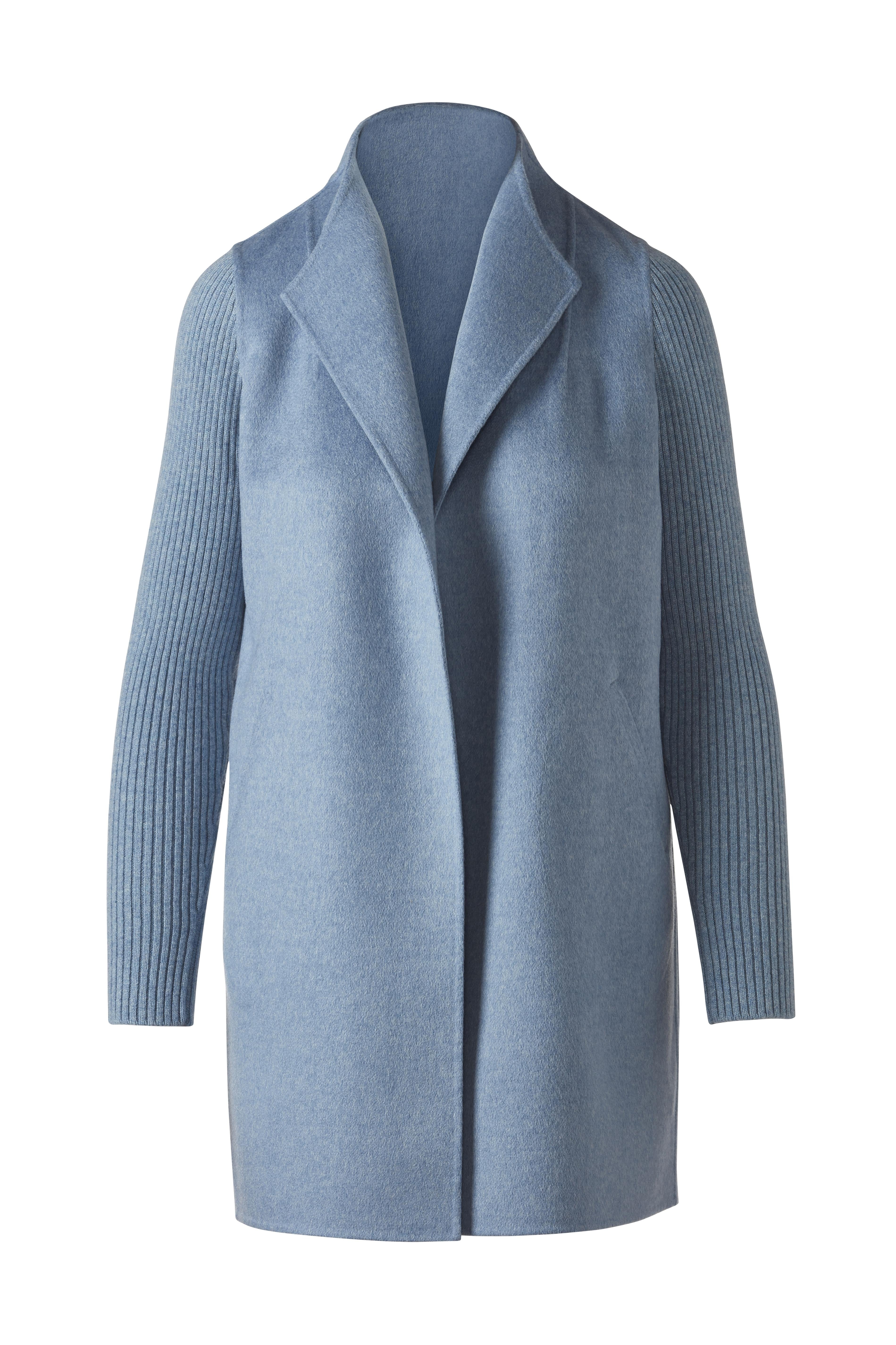 RIB SLEEVE COAT