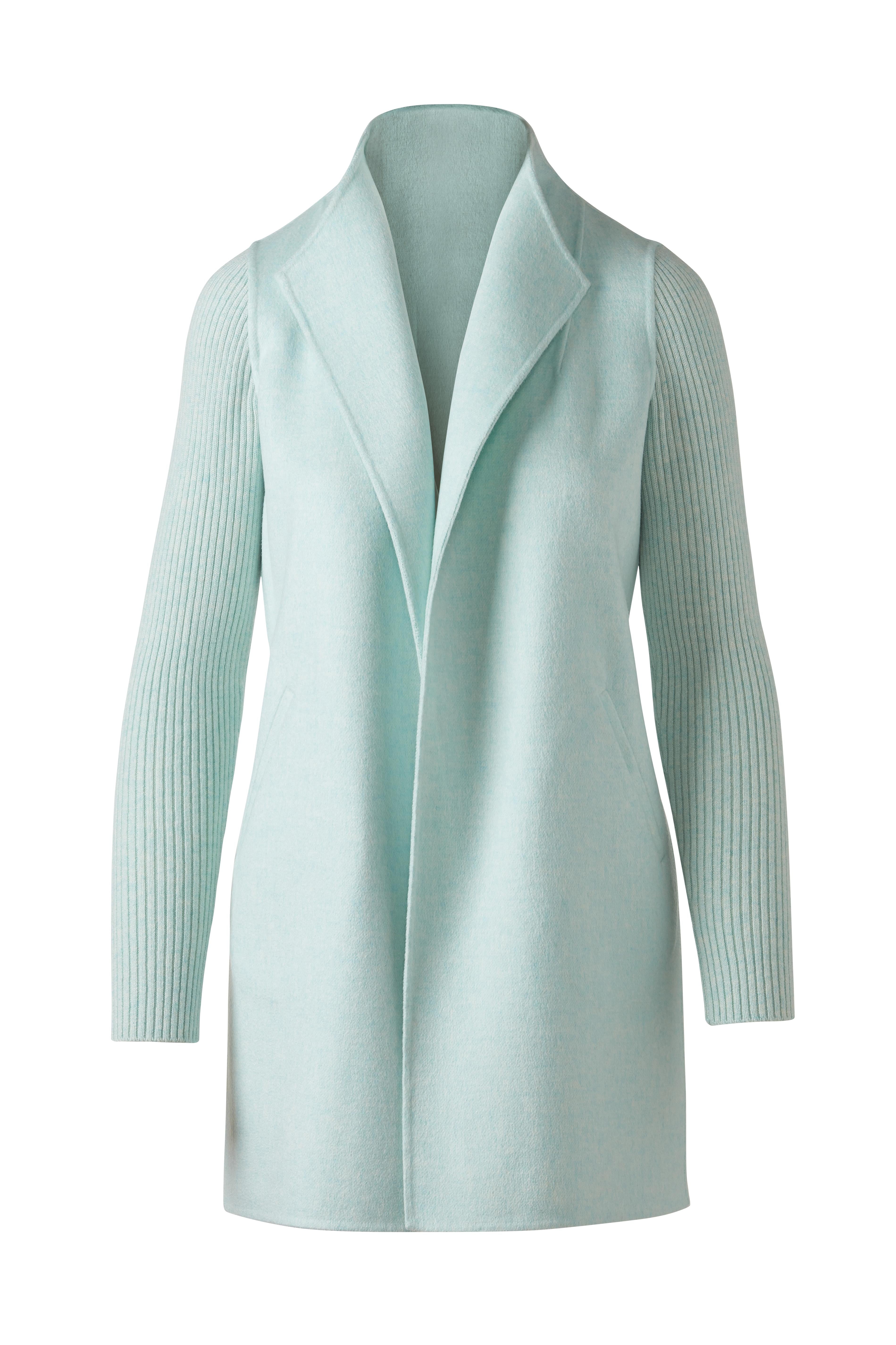 RIB SLEEVE COAT