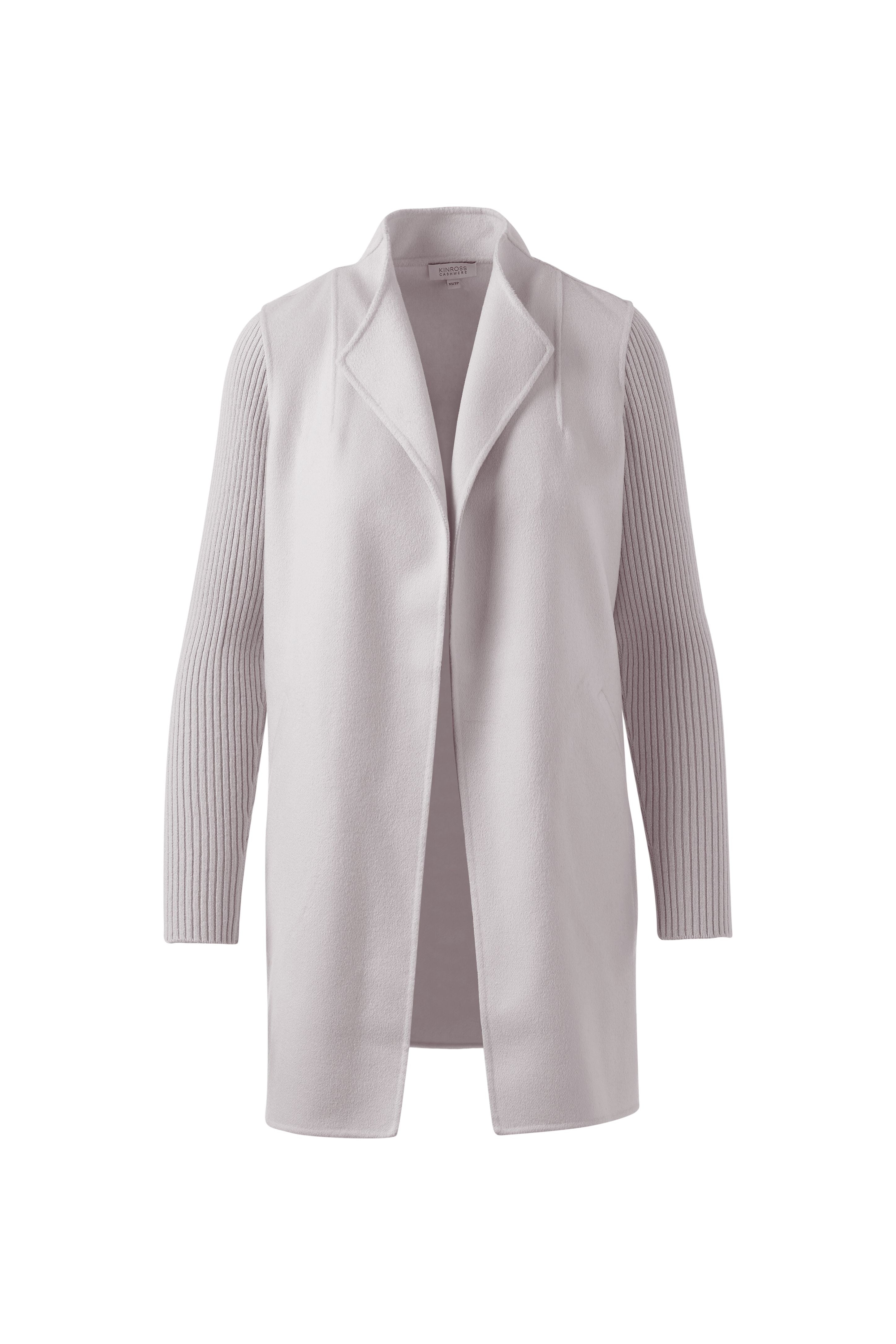 RIB SLEEVE COAT