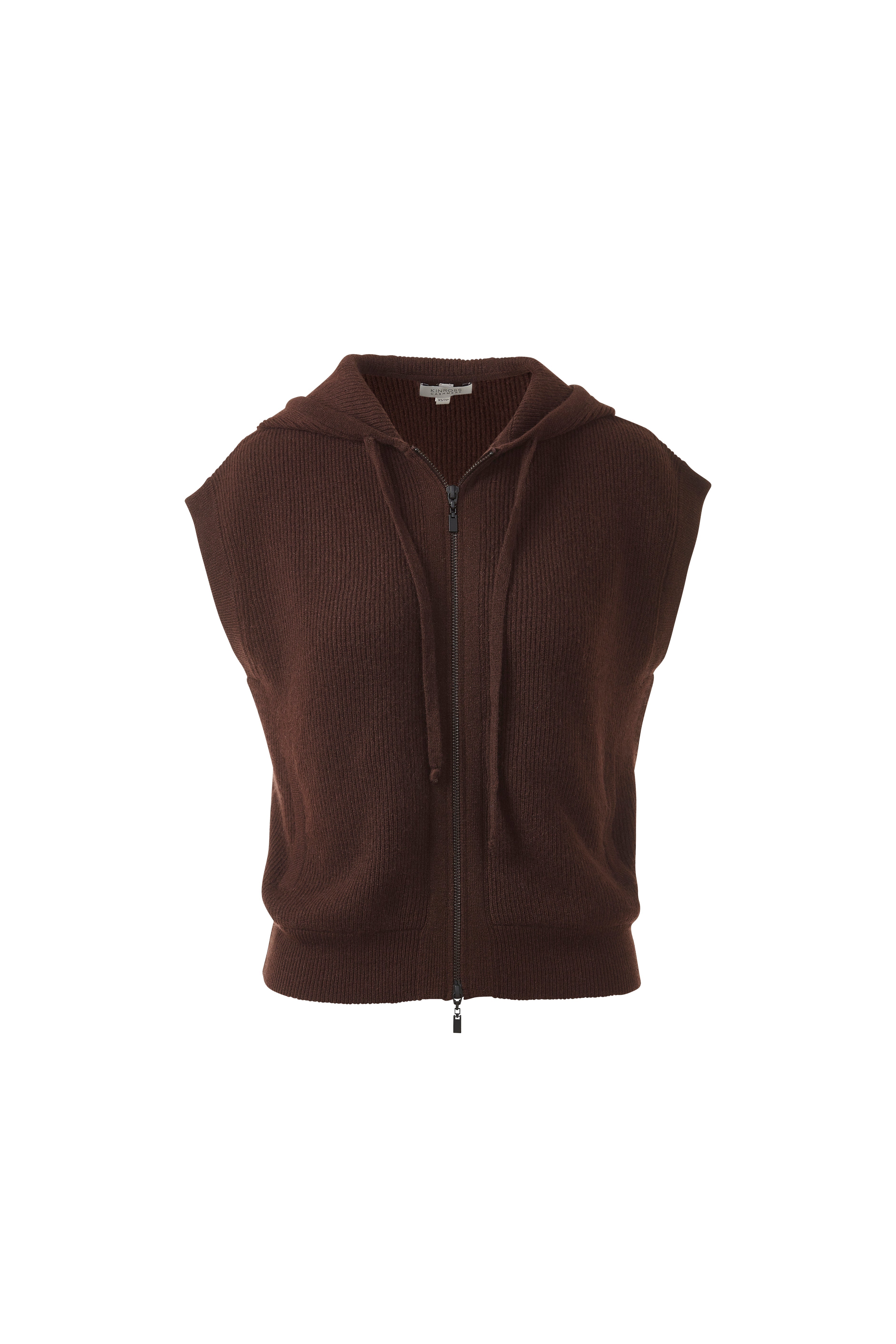 S/L RIB ZIP HOODIE