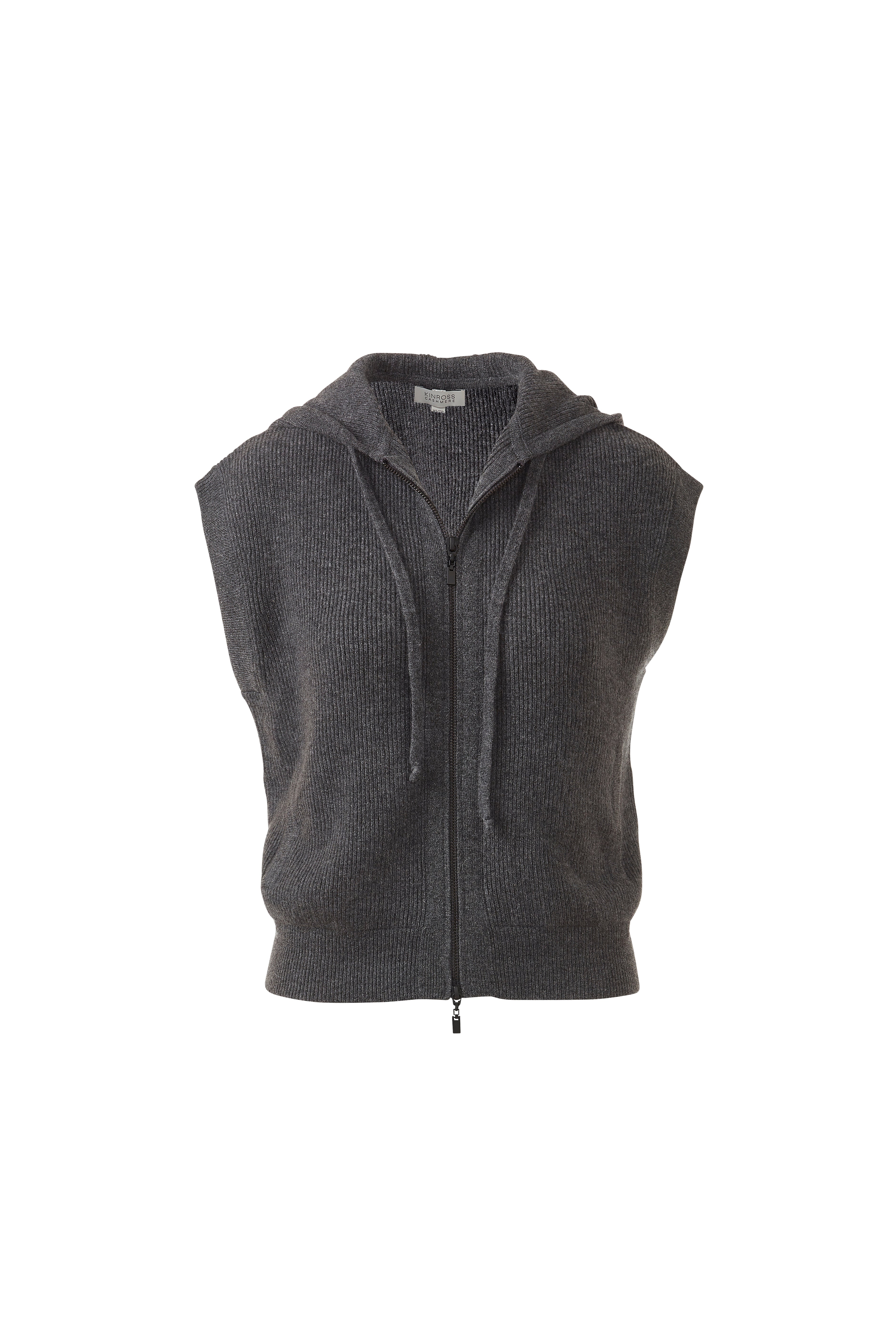 S/L RIB ZIP HOODIE