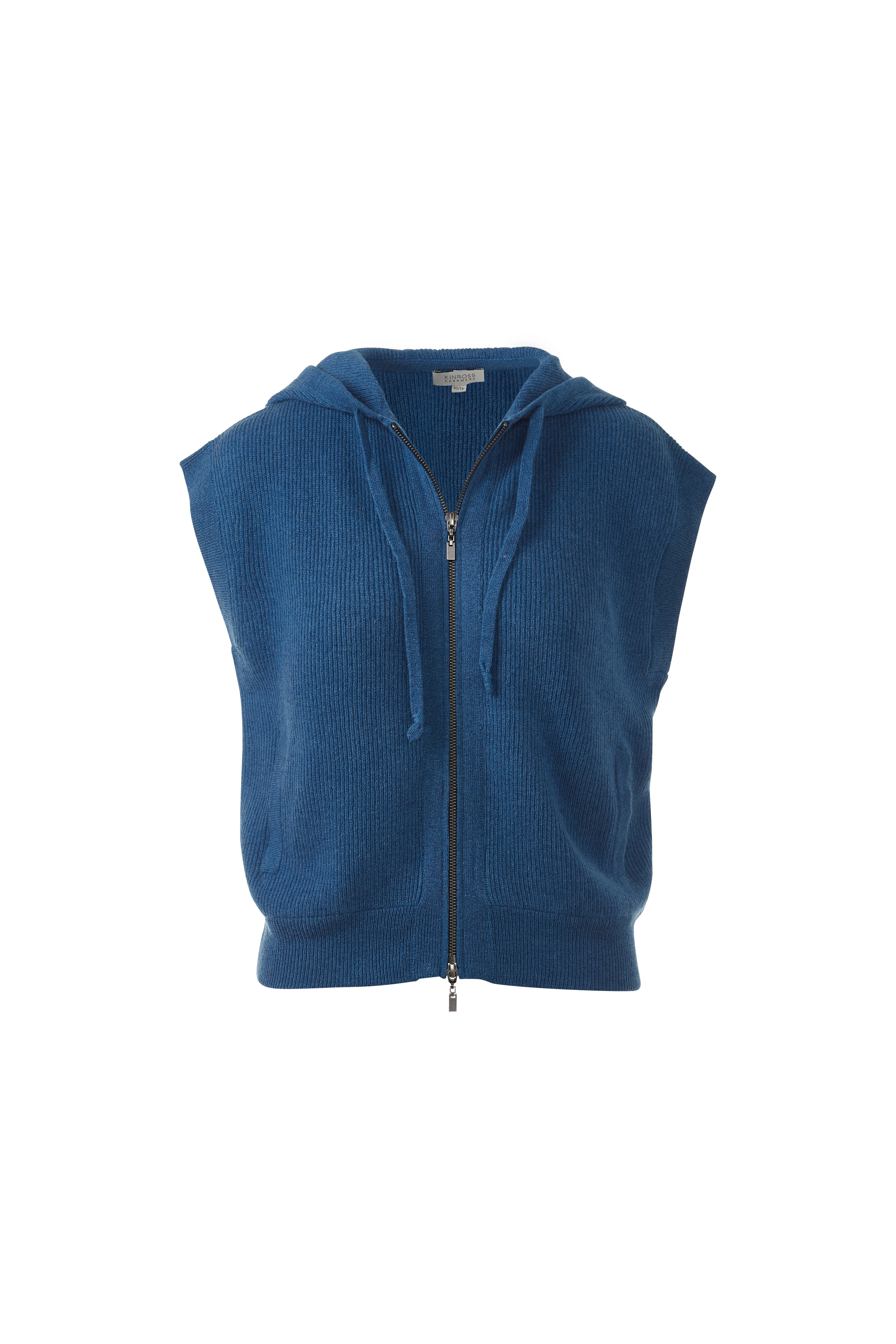 S/L RIB ZIP HOODIE