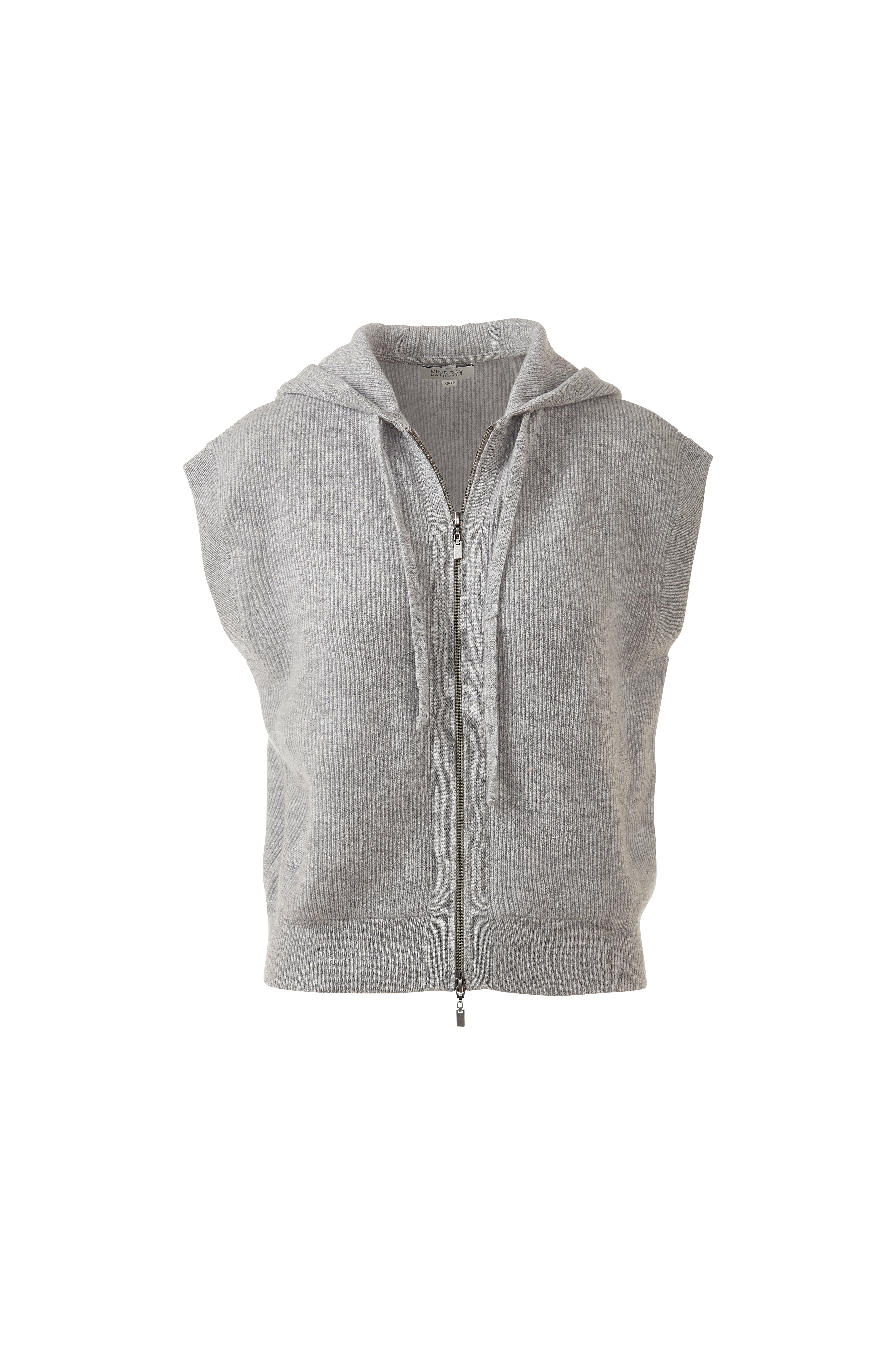 S/L RIB ZIP HOODIE
