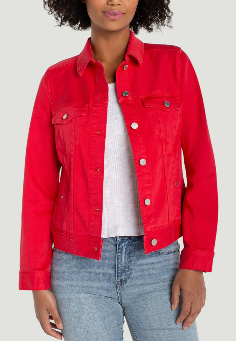 Denim Jacket - Cherry Rose-XS-CHERRY ROSE-LIVERPOOL-Levy's Clothier