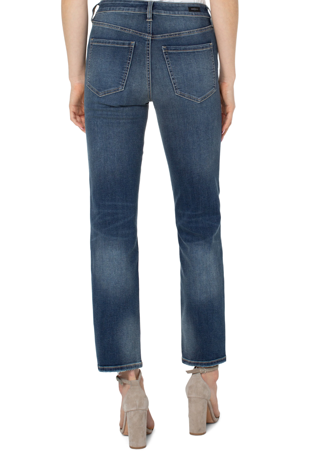 Liverpool Kennedy Straight Jean - Vintage Wash-4-OASIS-LIVERPOOL-Levy's Clothier