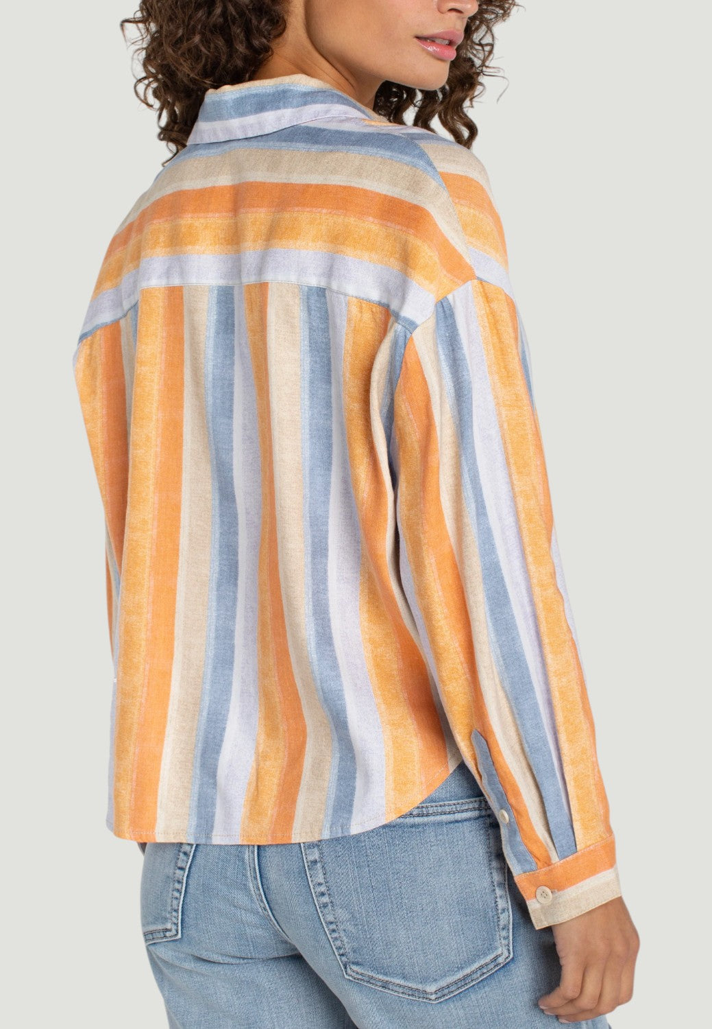 Long Sleeve Relaxed Button Down Shirt-XS-LIVERPOOL-Levy's Clothier