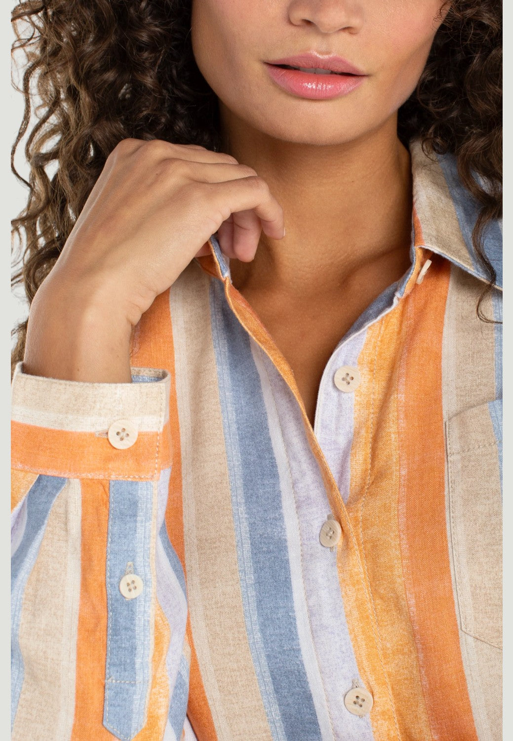 Long Sleeve Relaxed Button Down Shirt-XS-LIVERPOOL-Levy's Clothier