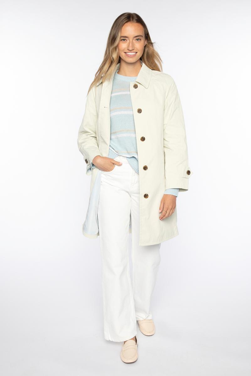 LIGHTWEIGHT CITY COAT-CLOUD-XS-Kinross Cashmere-Levy's Clothier