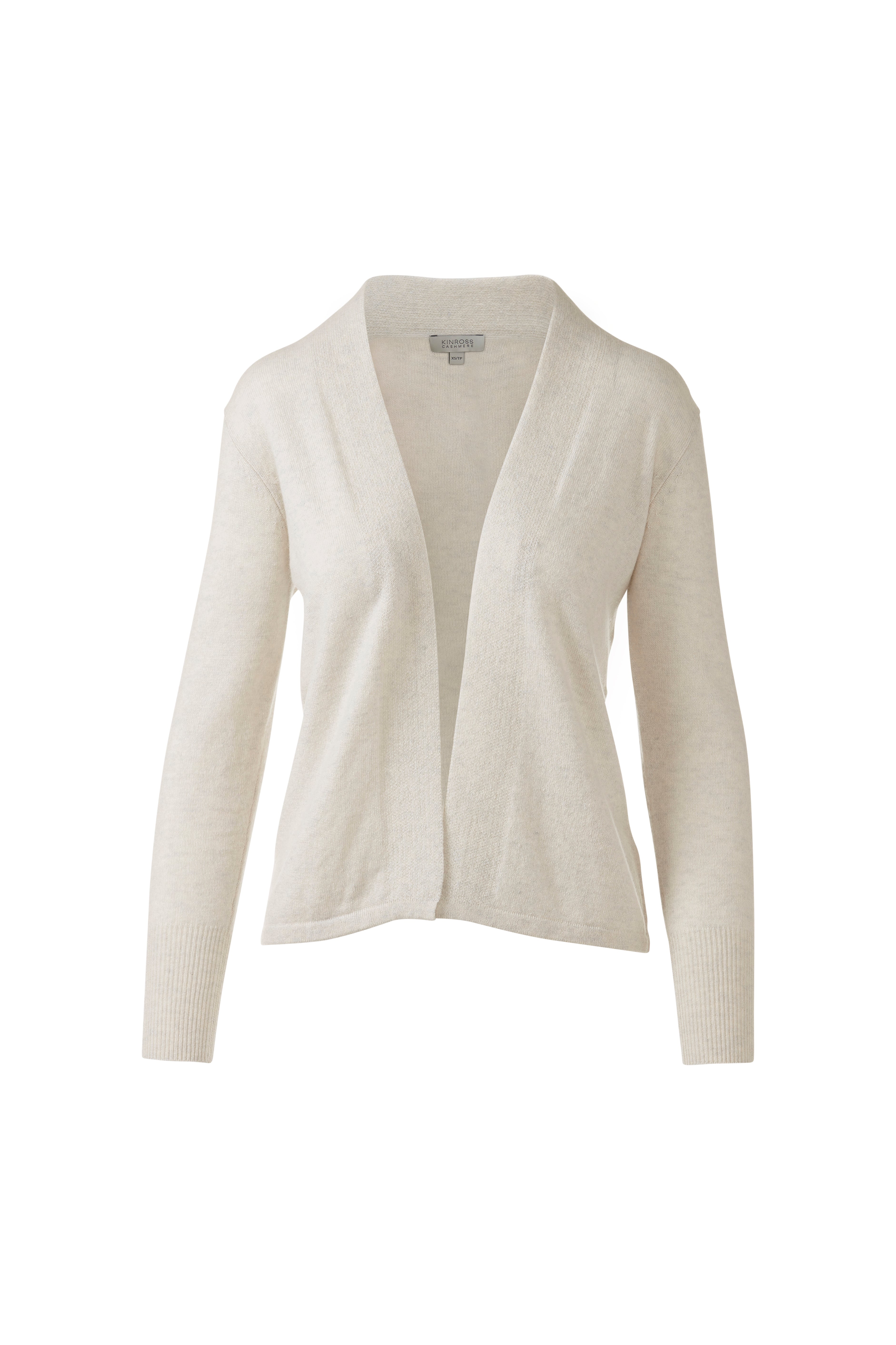 EASY OPEN CARDIGAN-CLOUD-XS-Kinross Cashmere-Levy's Clothier