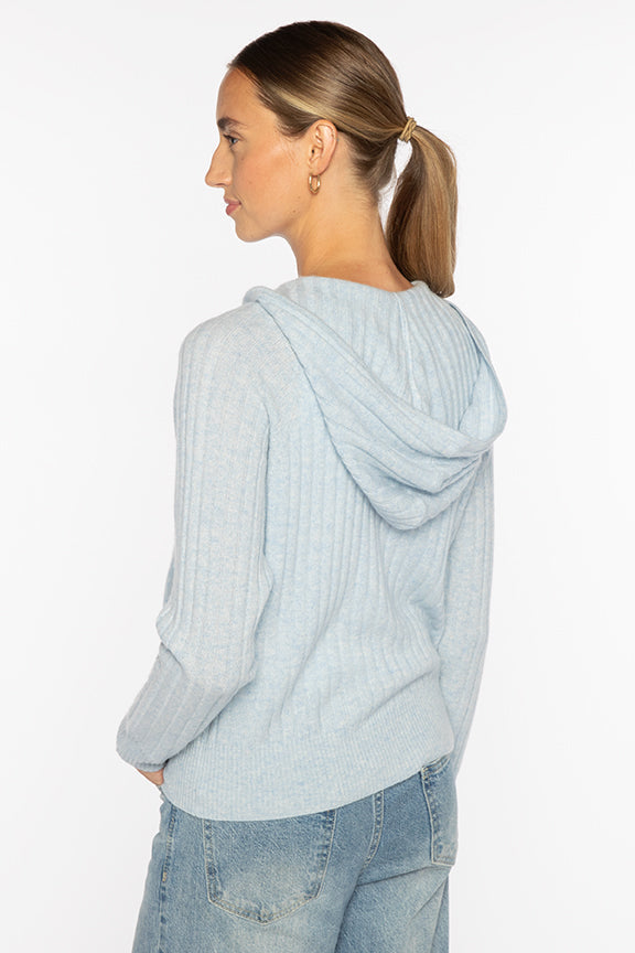 RAGLAN RIB ZIP HOODIE-DOVE-XS-Kinross Cashmere-Levy's Clothier