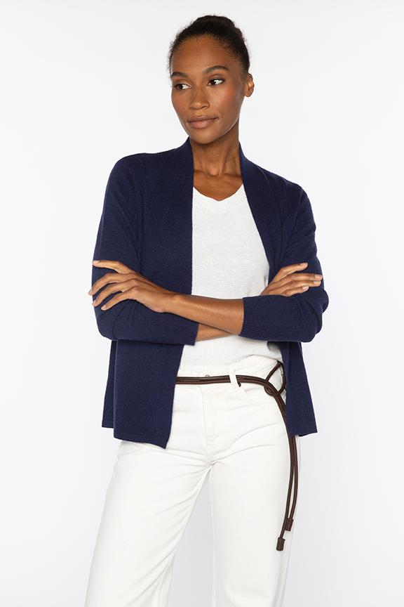 EASY OPEN CARDIGAN-CLOUD-XS-Kinross Cashmere-Levy's Clothier