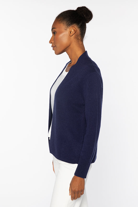 EASY OPEN CARDIGAN-CLOUD-XS-Kinross Cashmere-Levy's Clothier