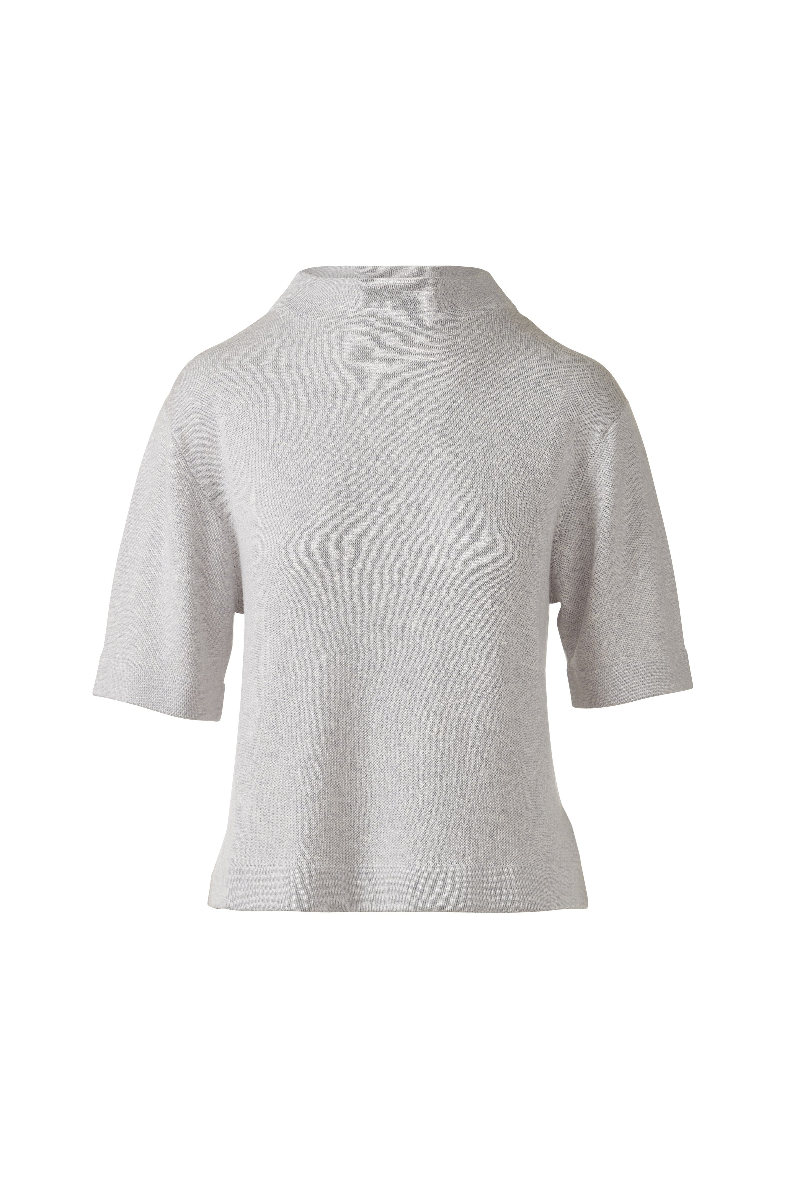 EASY LOW FUNNEL-GREYSTONE-XS-Kinross Cashmere-Levy's Clothier