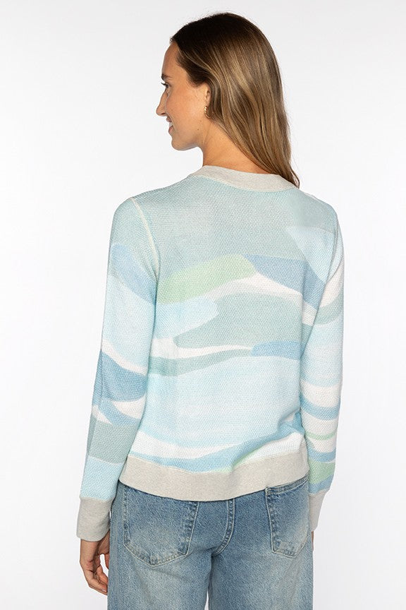 LANDSCAPE PRINT PULLOVER-MULTI-XS-Kinross Cashmere-Levy's Clothier