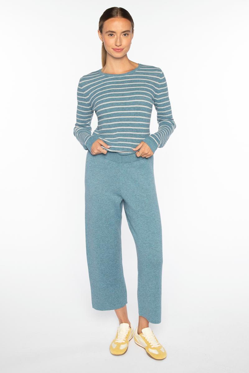 DOUBLEKNIT CROP PANT-DENIM-XS-Kinross Cashmere-Levy's Clothier