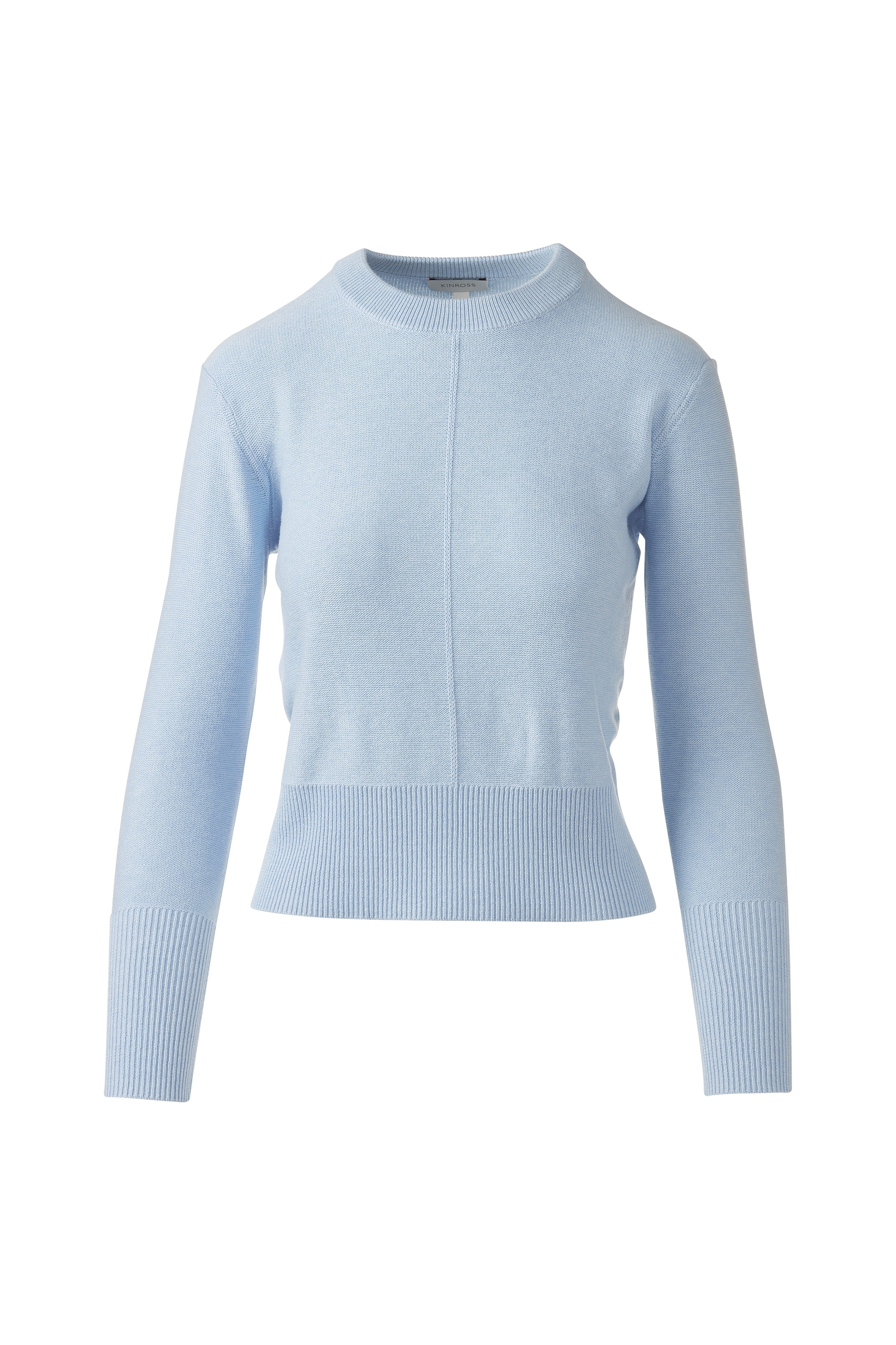 RIB TRIM CREW-SKYWAY-XS-Kinross Cashmere-Levy's Clothier