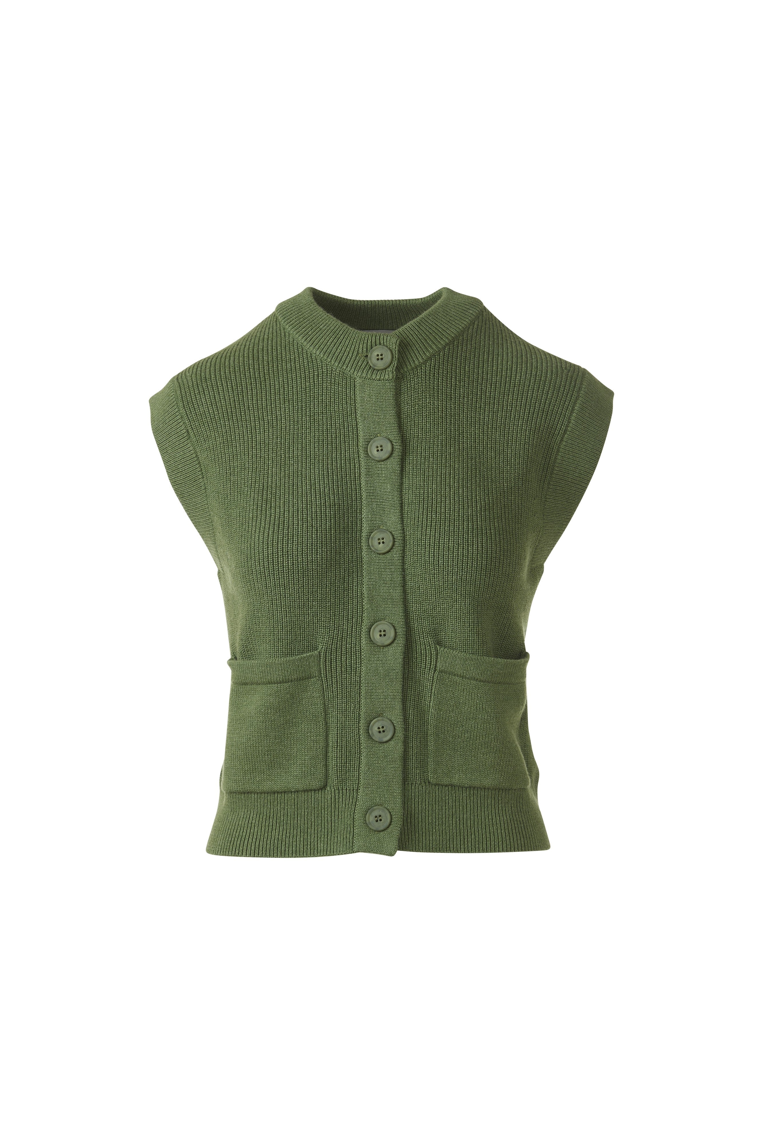 RIB BUTTON VEST CARDIGAN-VINE-XS-Kinross Cashmere-Levy's Clothier