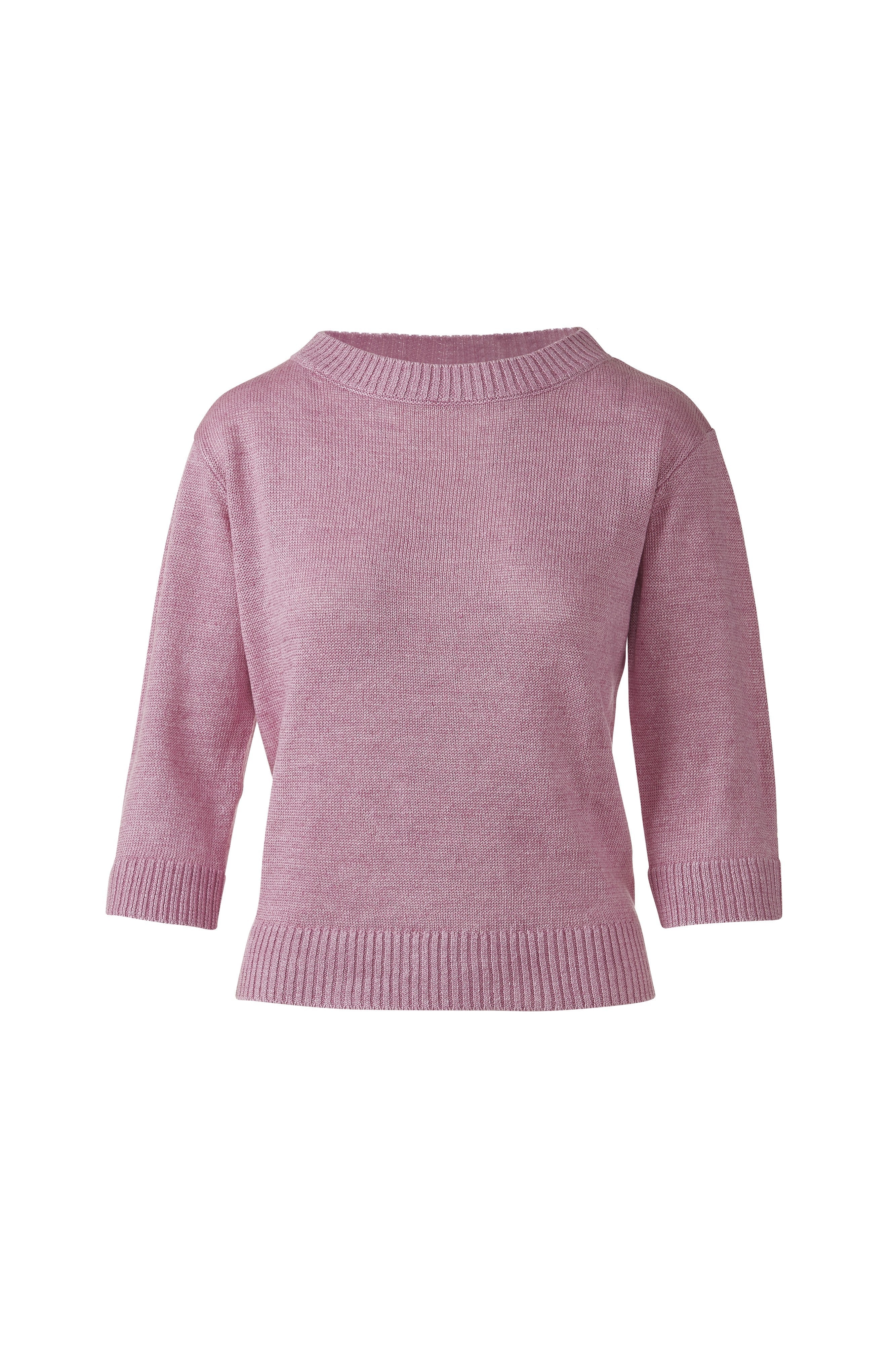 ELBOW SLEEVE PULLOVER-BERRY-XS-Kinross Cashmere-Levy's Clothier
