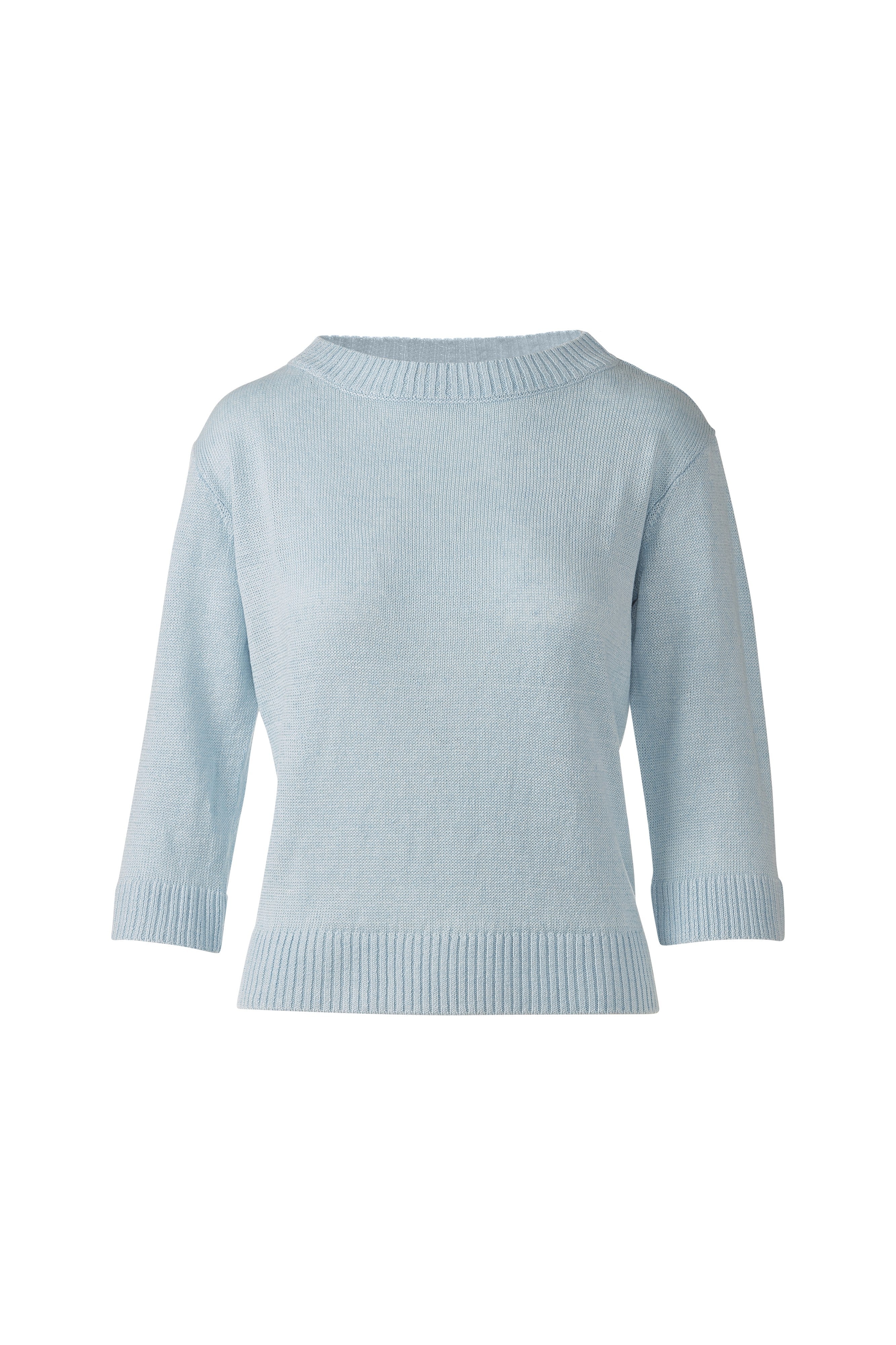 ELBOW SLEEVE PULLOVER-CRYSTAL-XS-Kinross Cashmere-Levy's Clothier