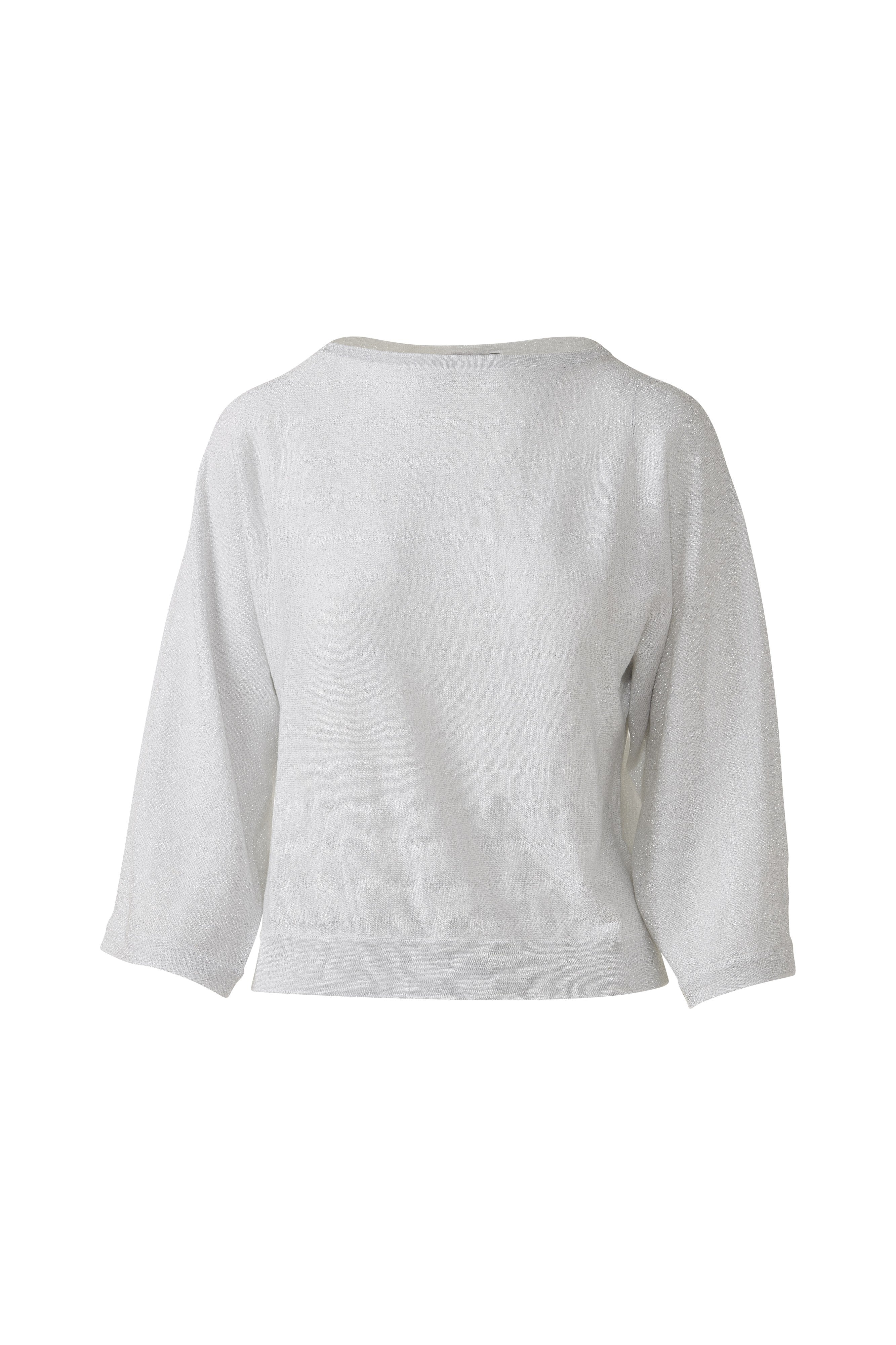 LUREX DOLMAN PULLOVER-WHITE-XS-Kinross Cashmere-Levy's Clothier