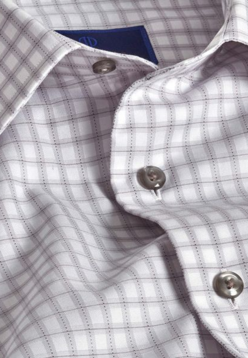 White Pearl Checkered Shirt