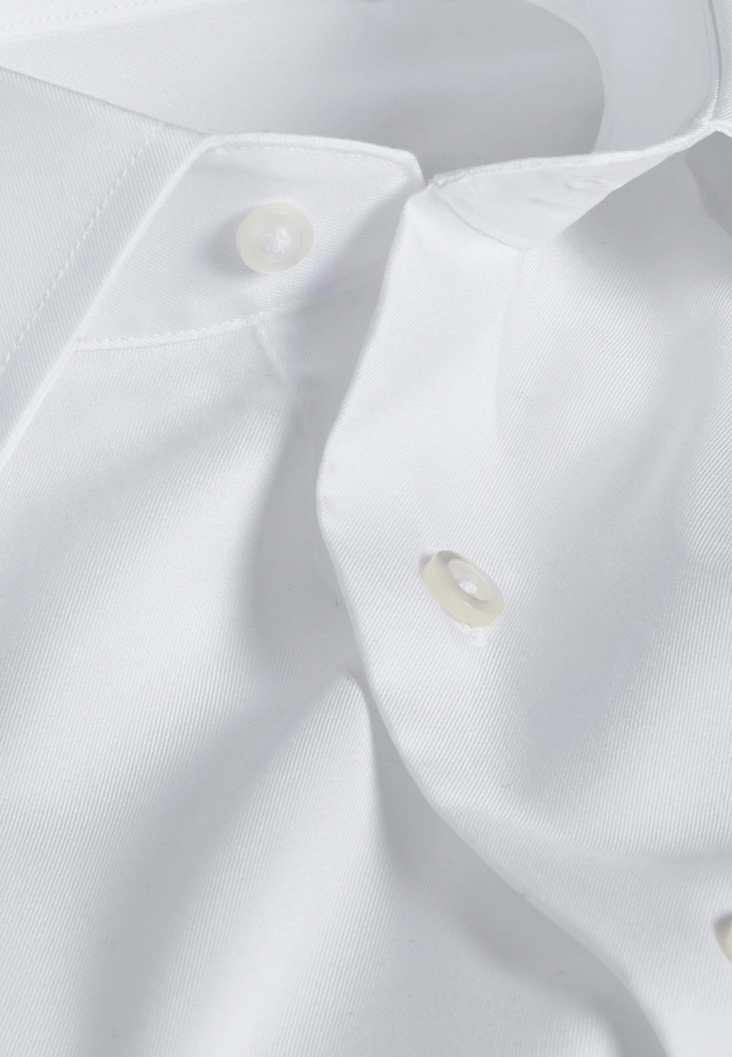 White Super Fine Twill Dress Shirt