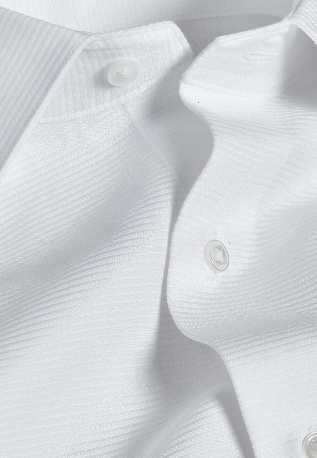 Horizontal Rib French Cuff Formal Shirt Trim Fit