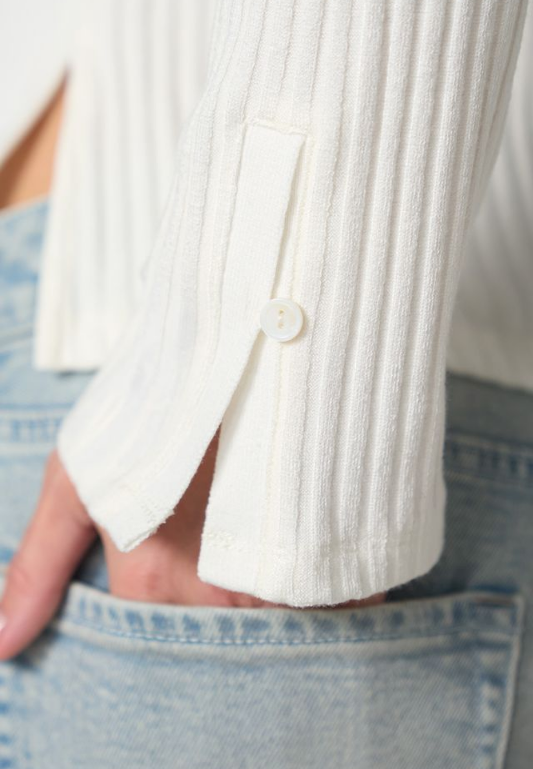 Long Sleeve Top - Snow