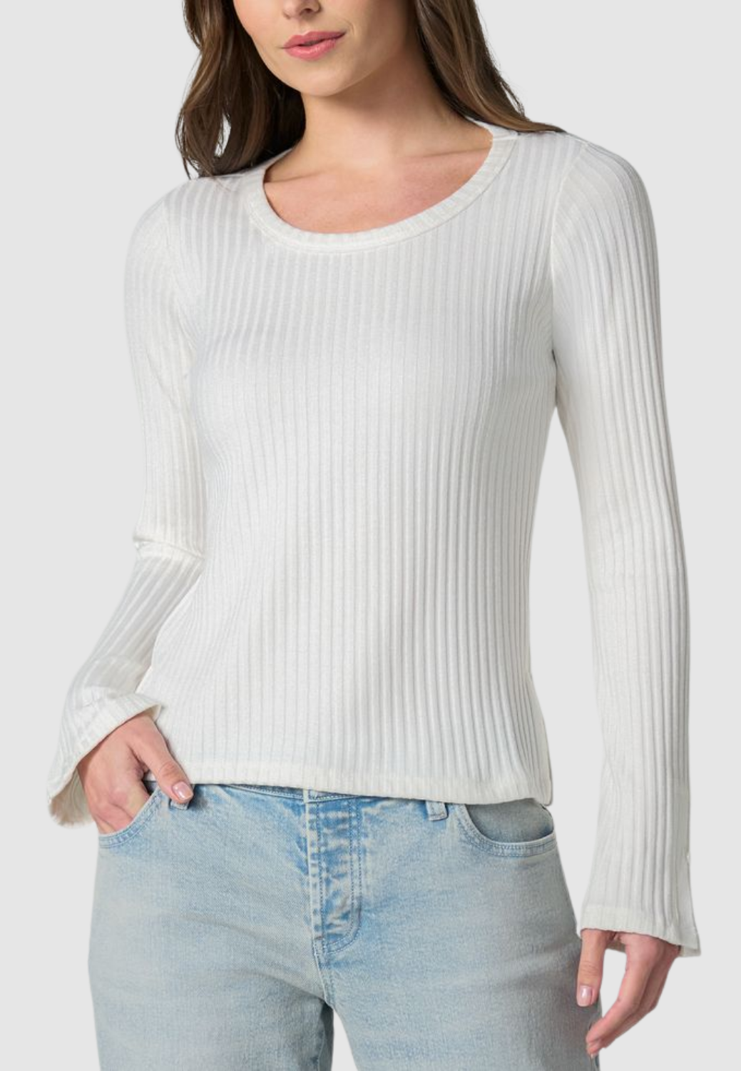 Long Sleeve Top - Snow
