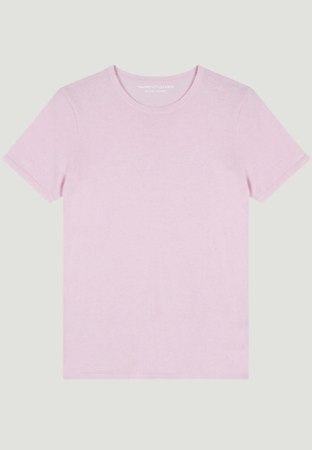Cashmere Short Sleeve Crewneck T-Shirt - Blossom-XS-BLOSSOM-MAJESTIC TEES-Levy's Clothier