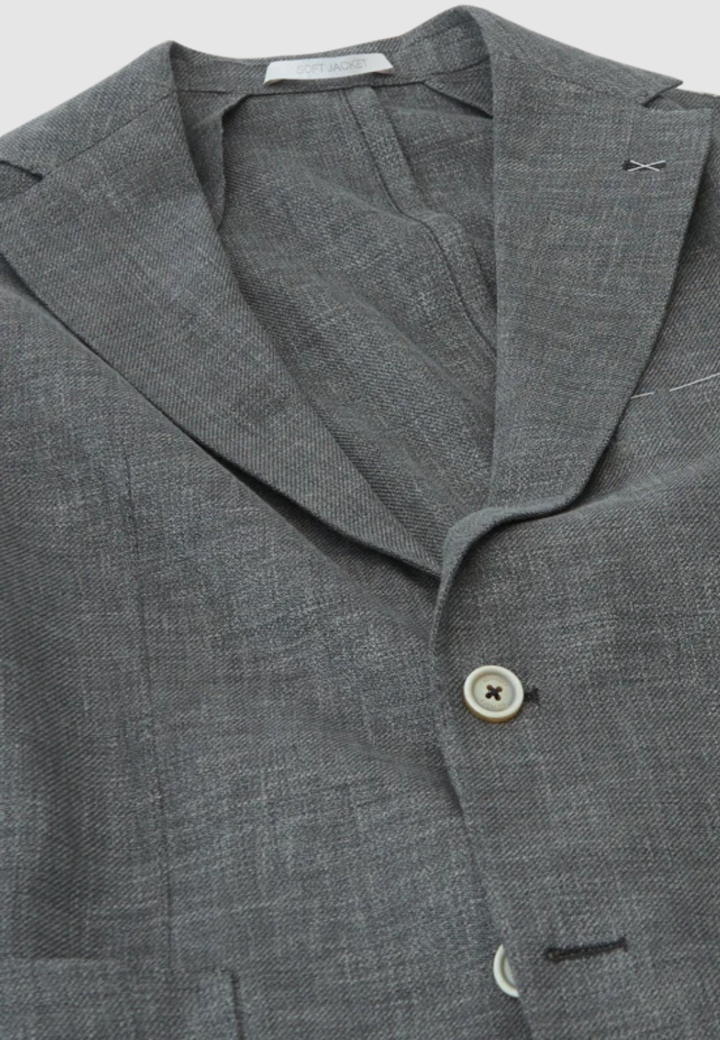 2 Button Blazer - Mid Grey