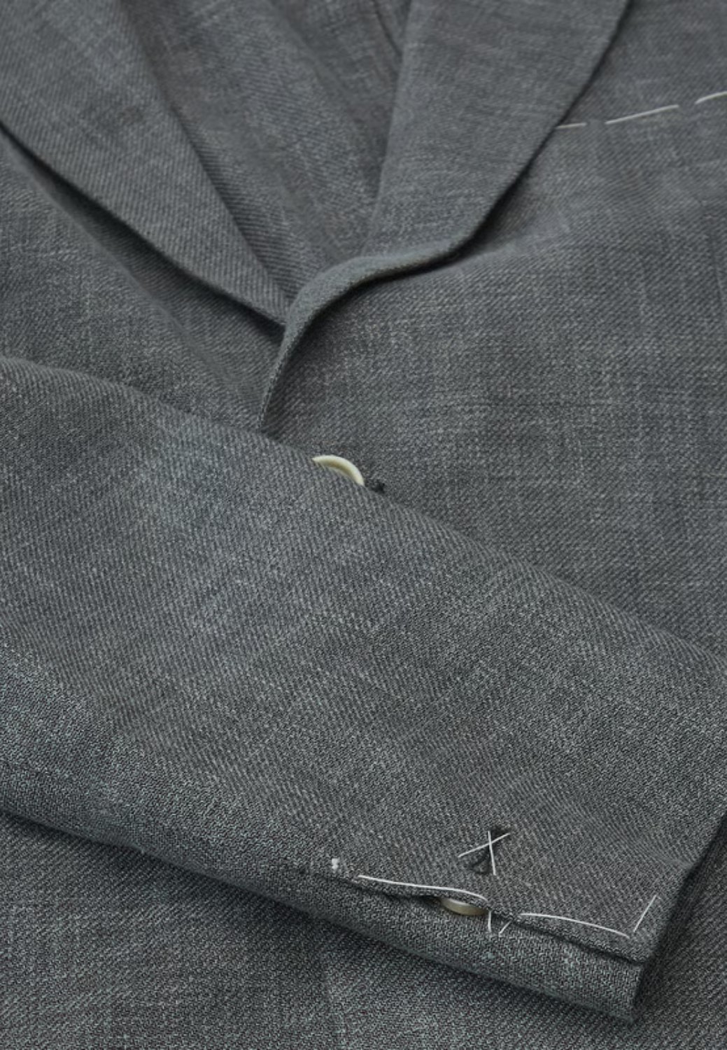 2 Button Blazer - Mid Grey